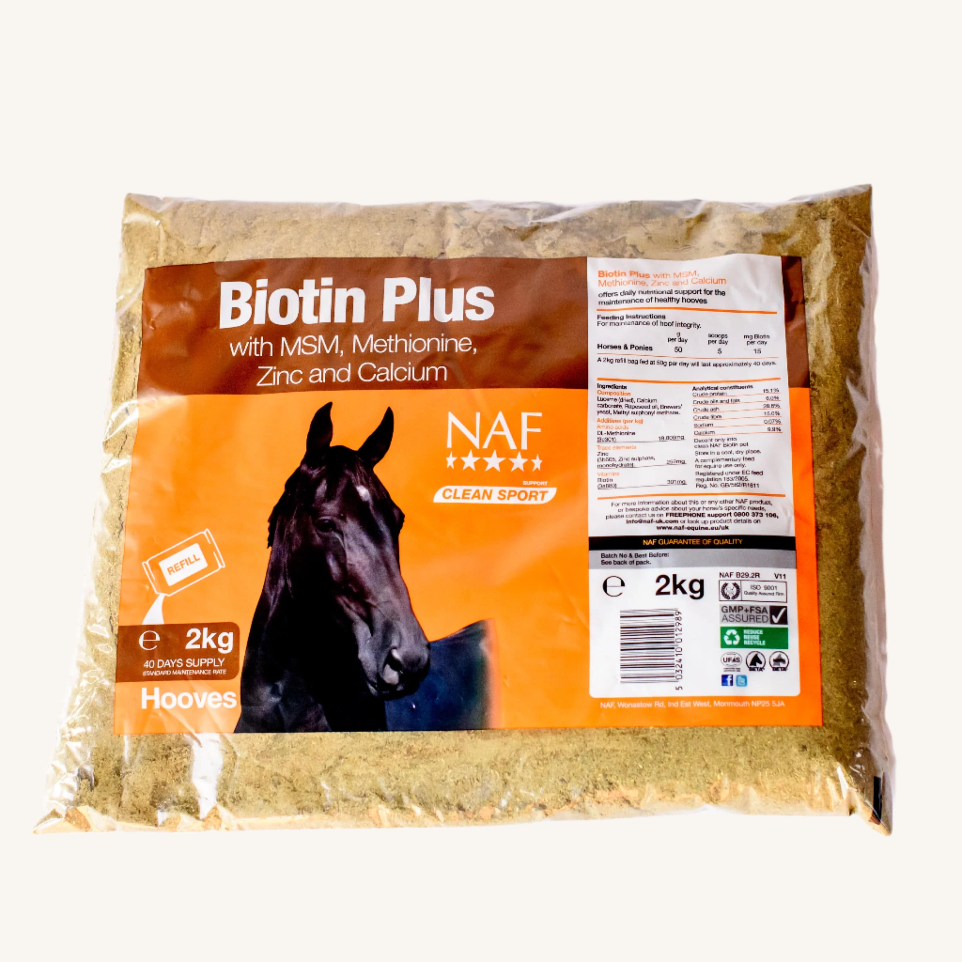 naf-equine Biotin Plus 2 kg Powder Supplement