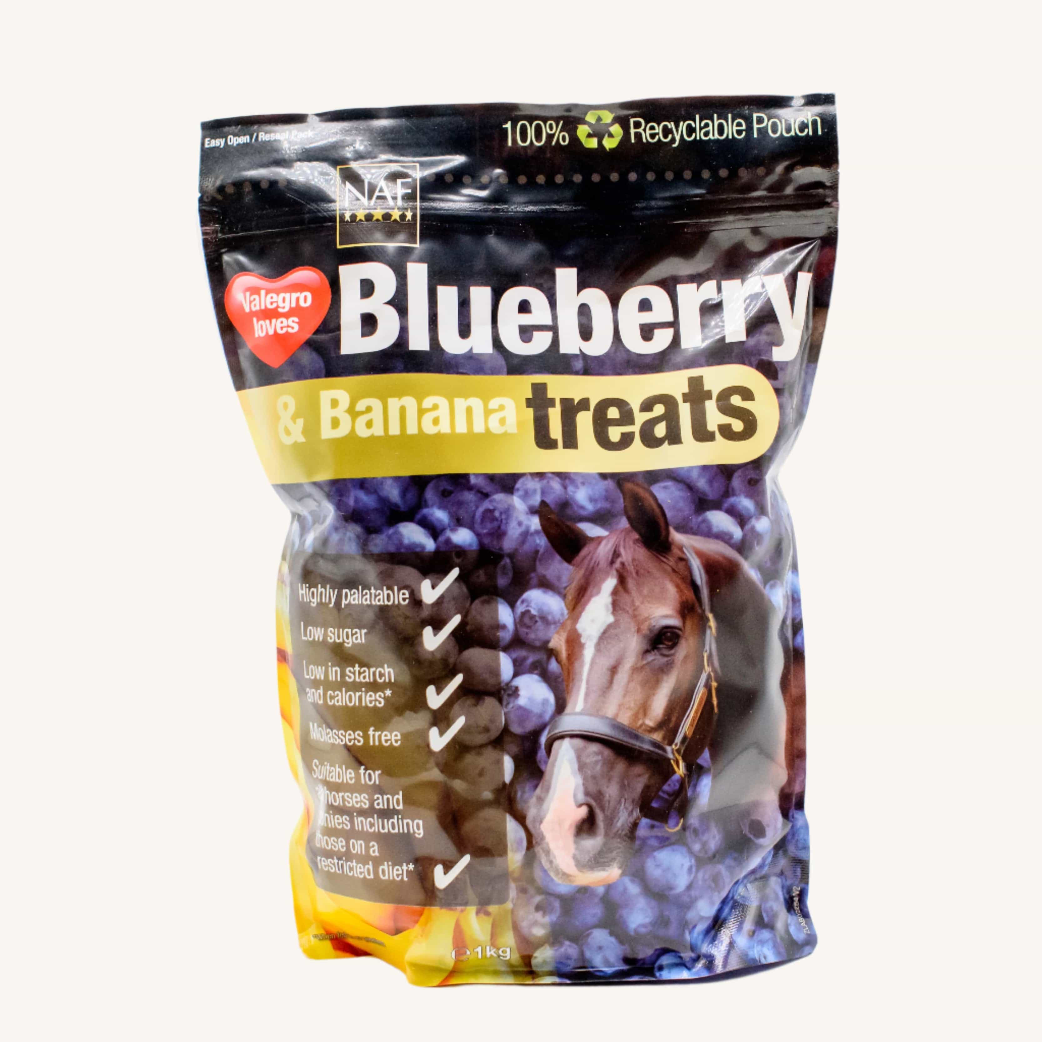 naf-equine Blueberry & Banana Treats 1 kg Treat