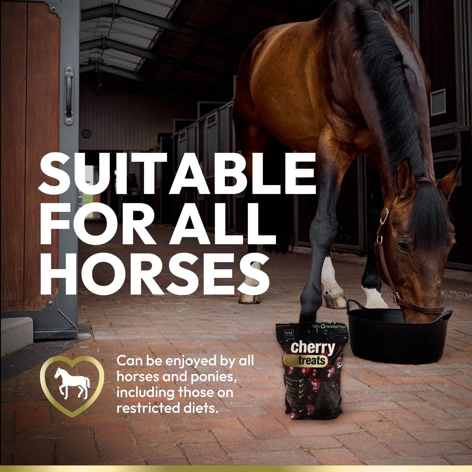 naf-equine Cherry Treats 1 kg Treat