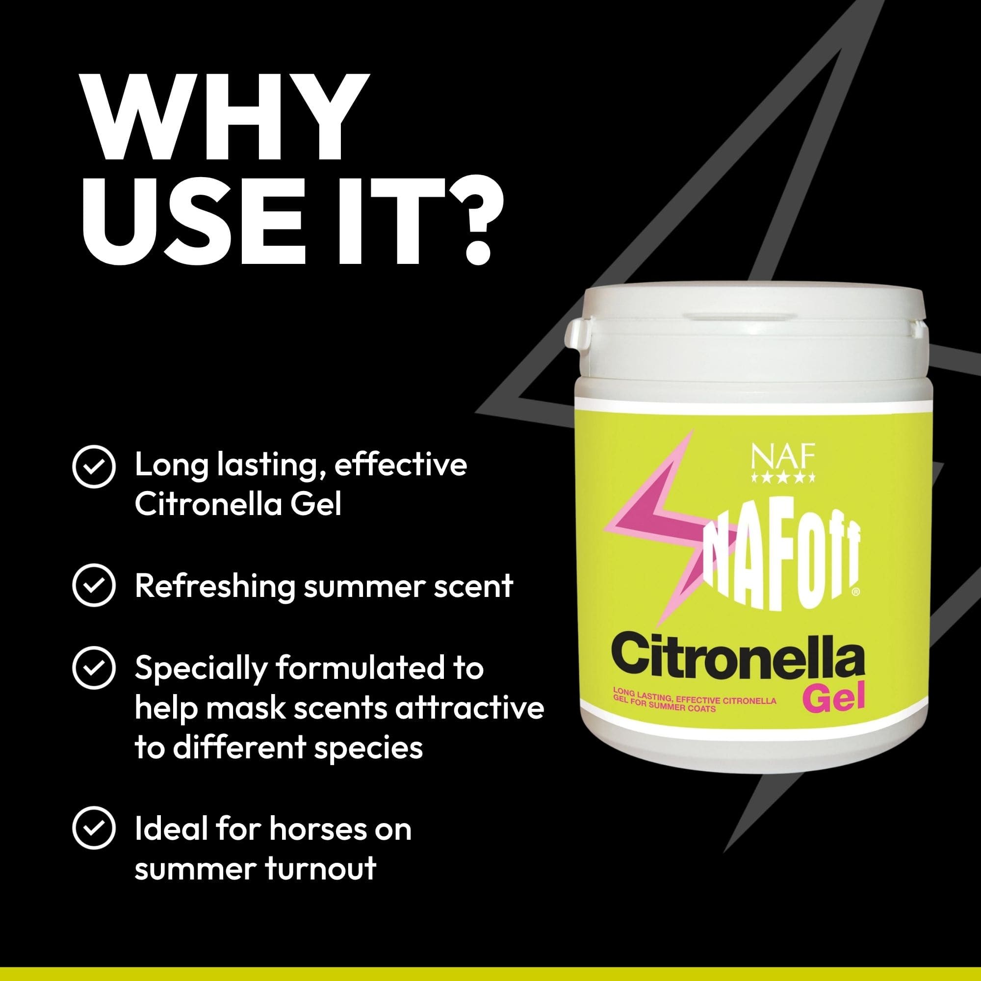 naf-equine Citronella Gel 750 ml Gel