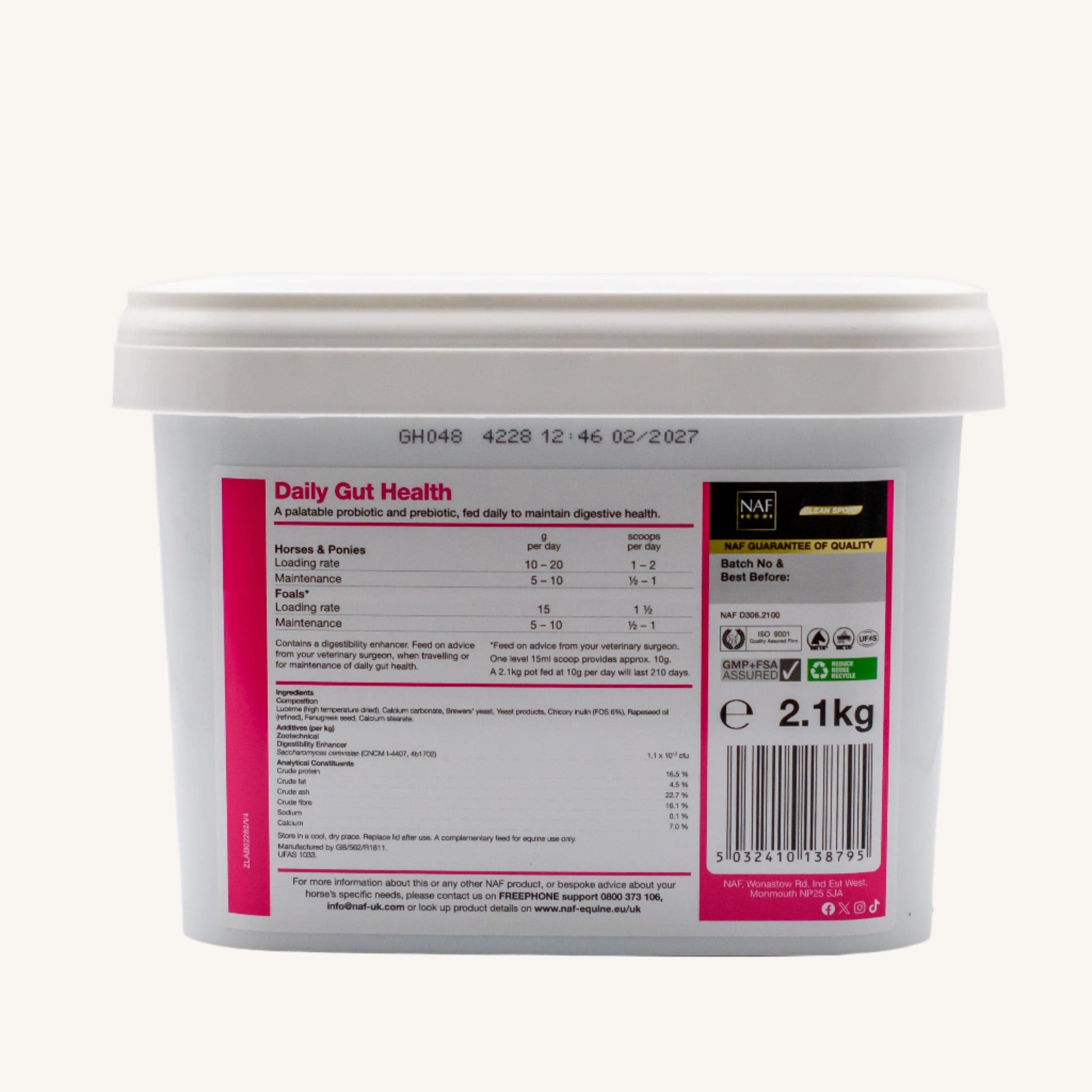 naf-equine Daily Gut Health Powder Supplement