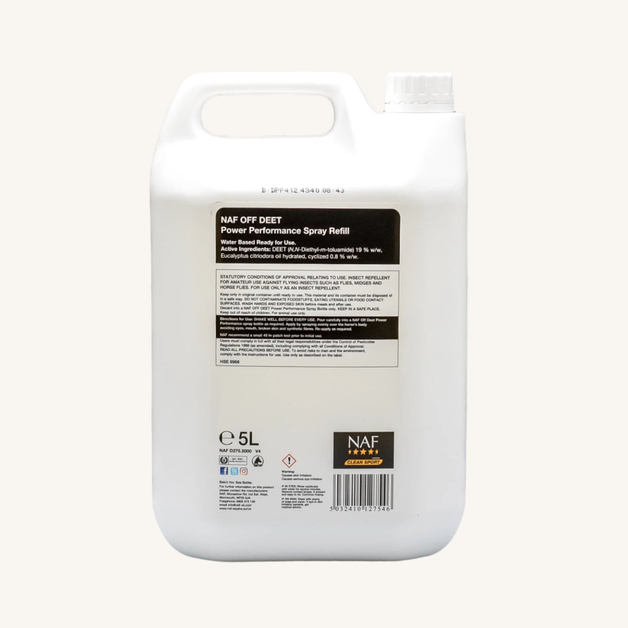 naf-equine Deet Power Performance Spray Spray