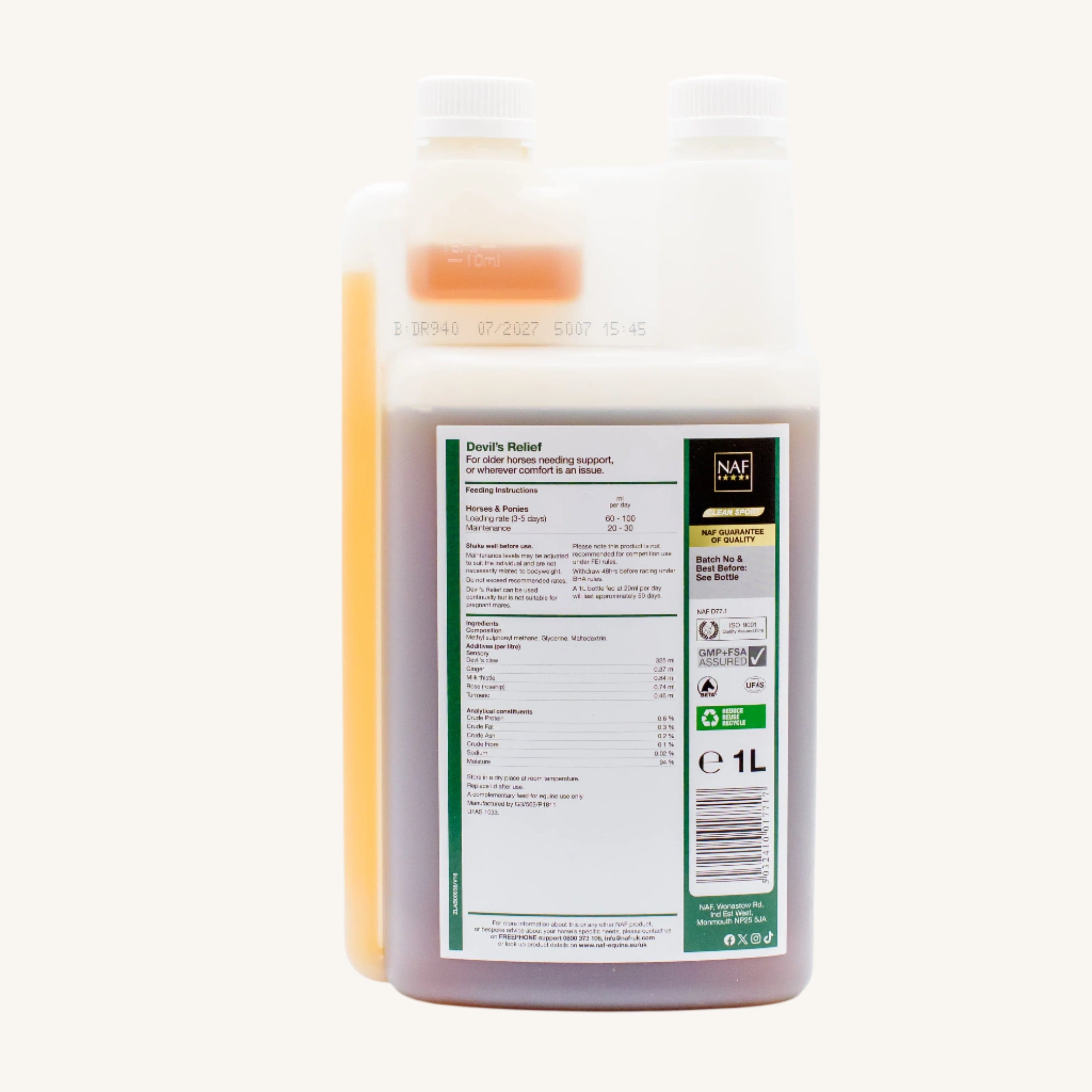 naf-equine Devil's Relief Liquid Supplement