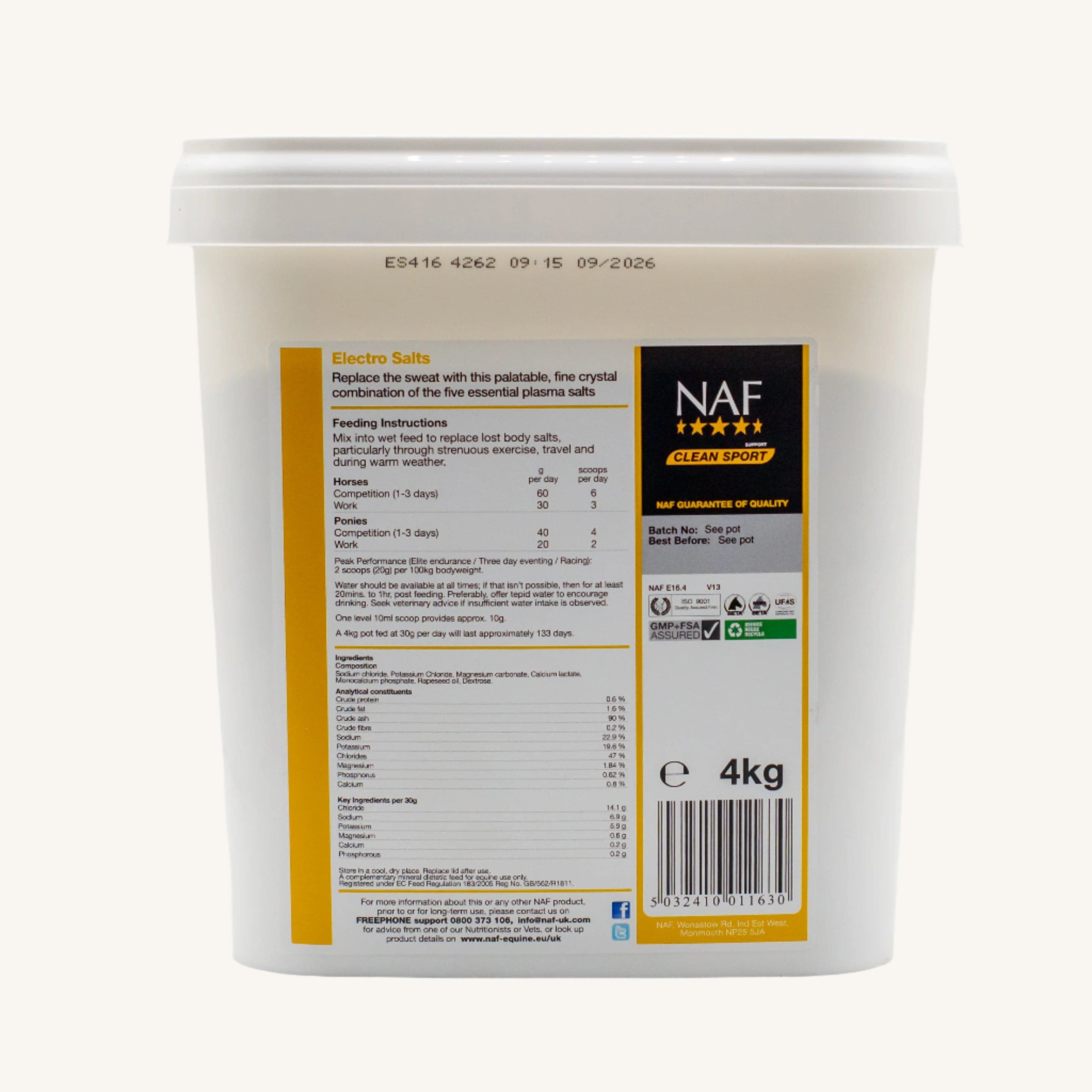 naf-equine Electro Salts Powder Supplement