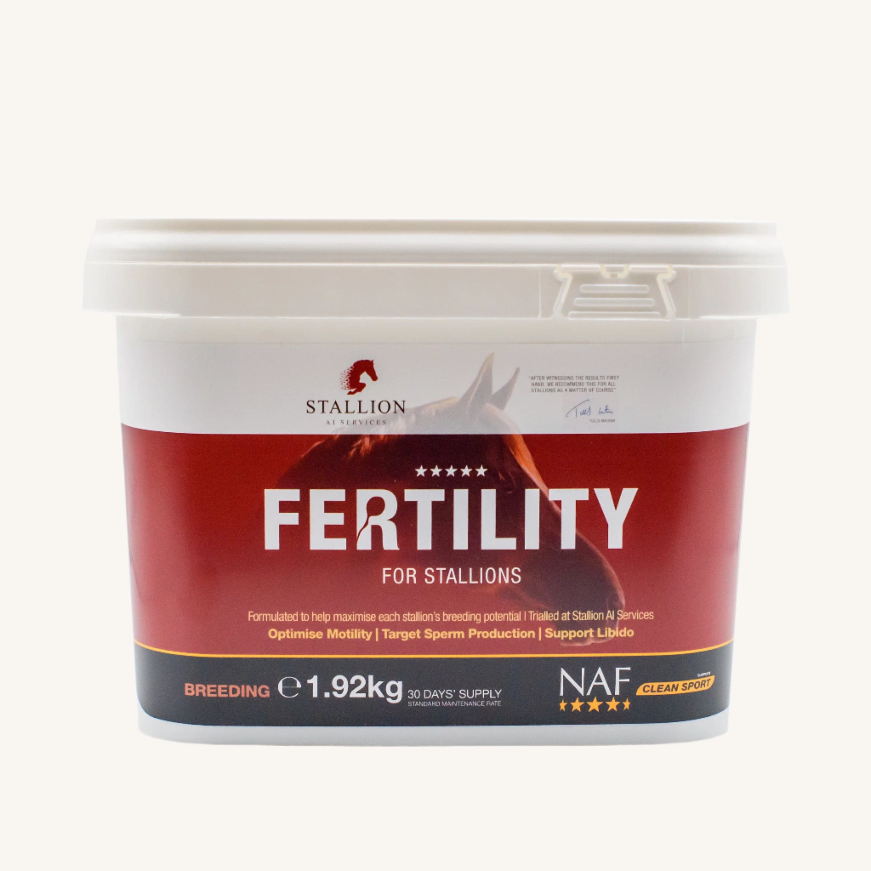 naf-equine Fertility For Stallions 1.92 kg Pellet Supplement