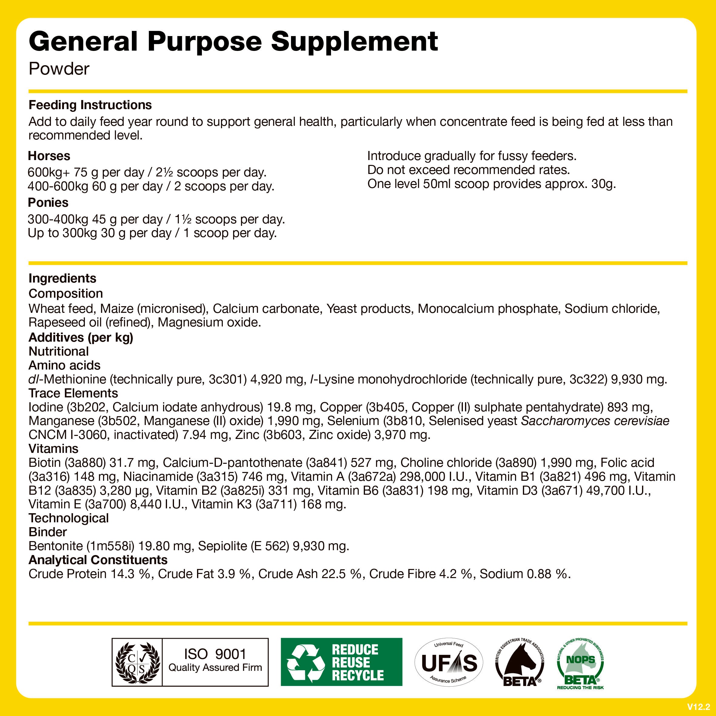 naf-equine General Purpose Supplement Powder Supplement