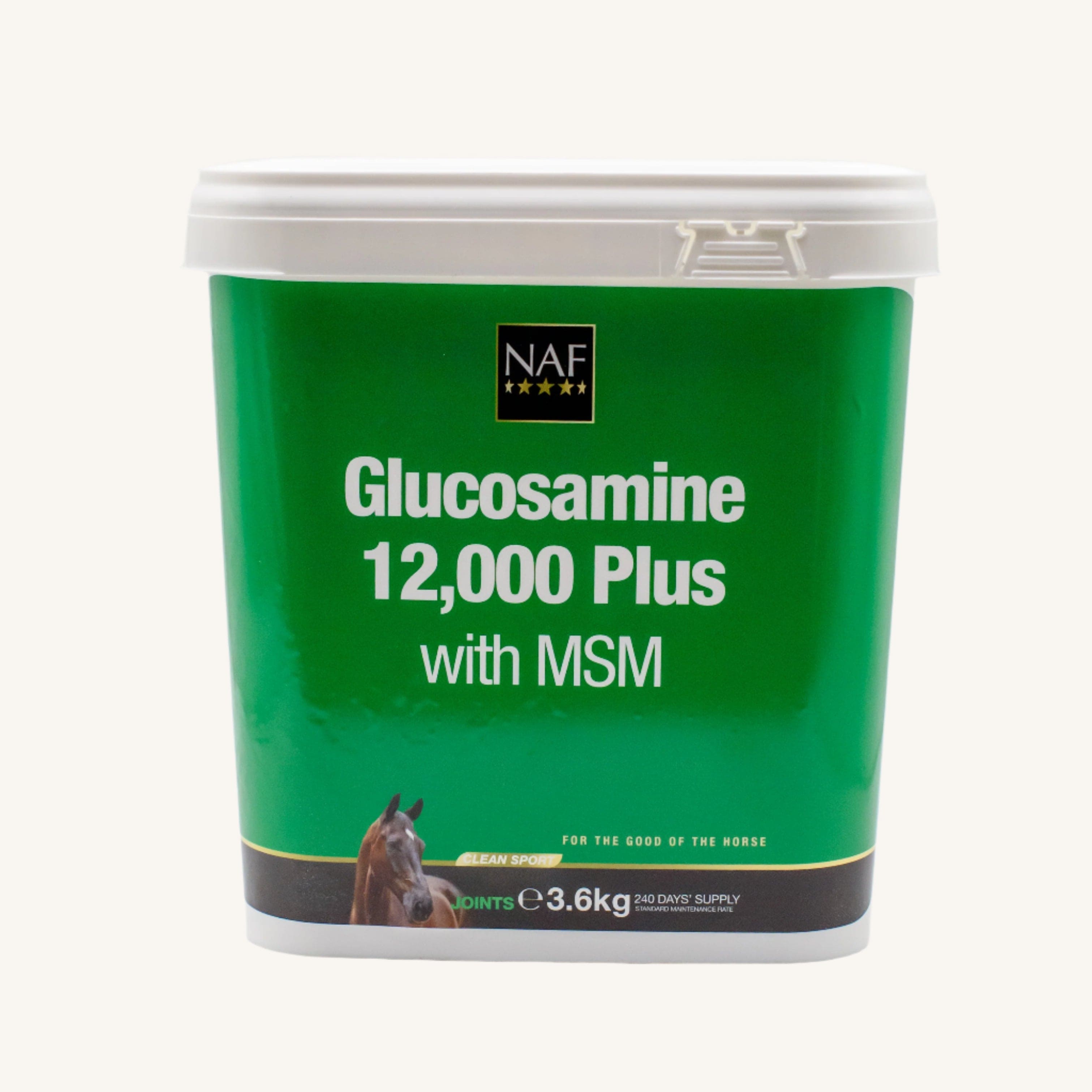 naf-equine Glucosamine 12,000 + MSM 3.6 kg Powder Supplement