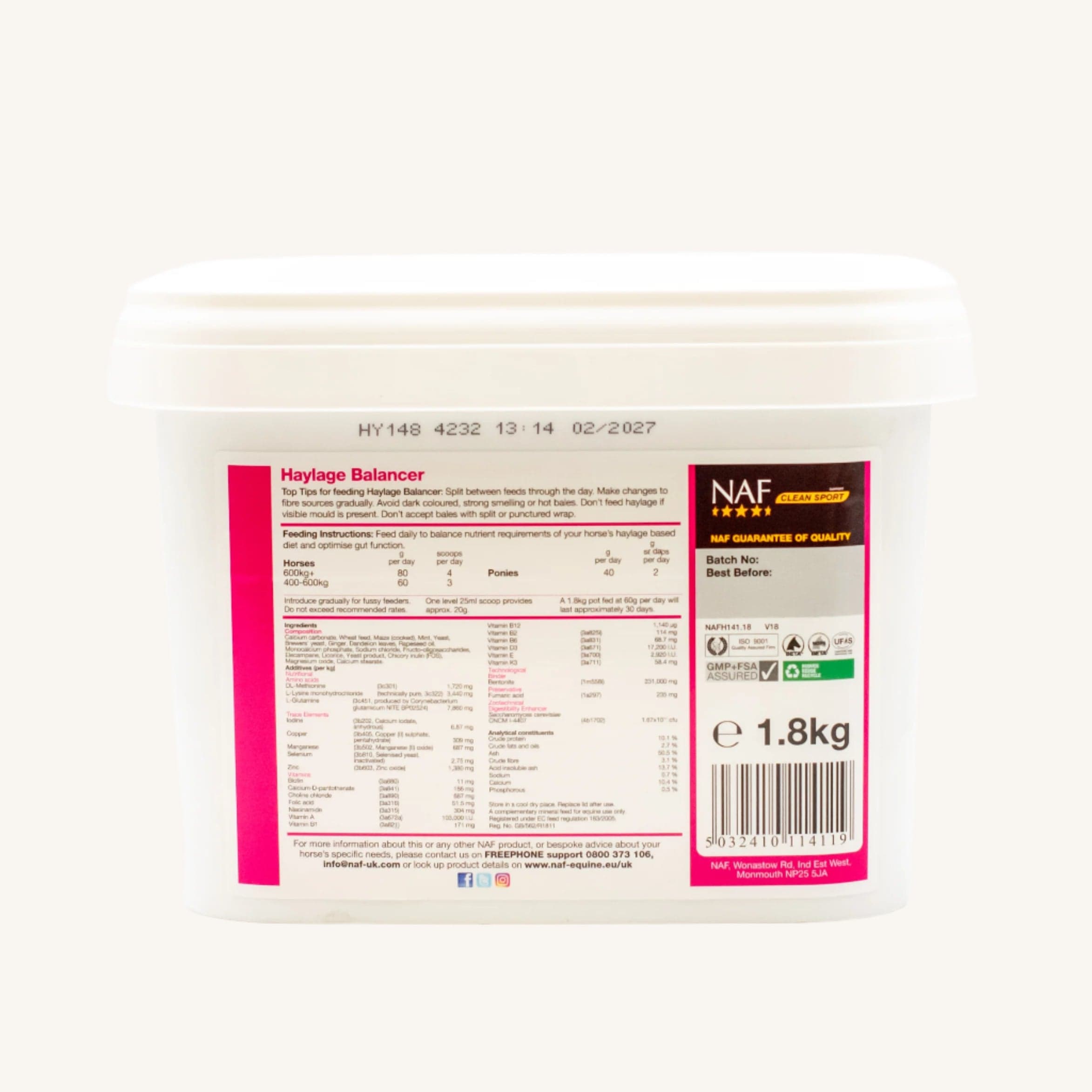 naf-equine Haylage Balancer Powder Supplement