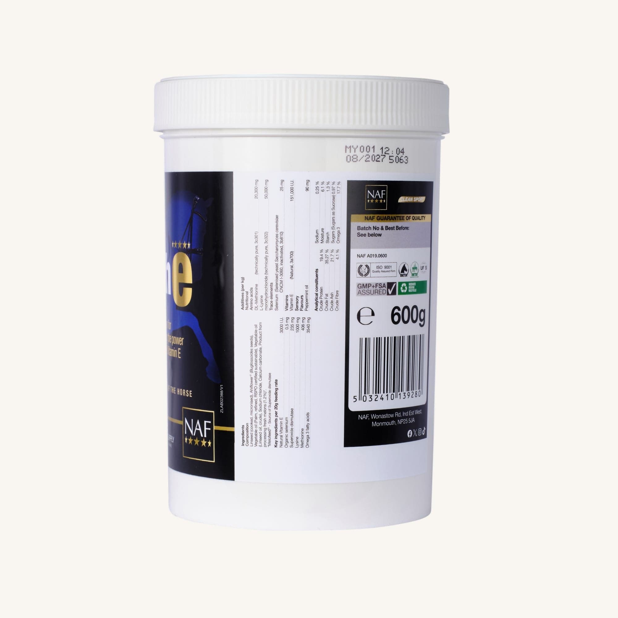 naf-equine HealthE 600 g Powder Supplement