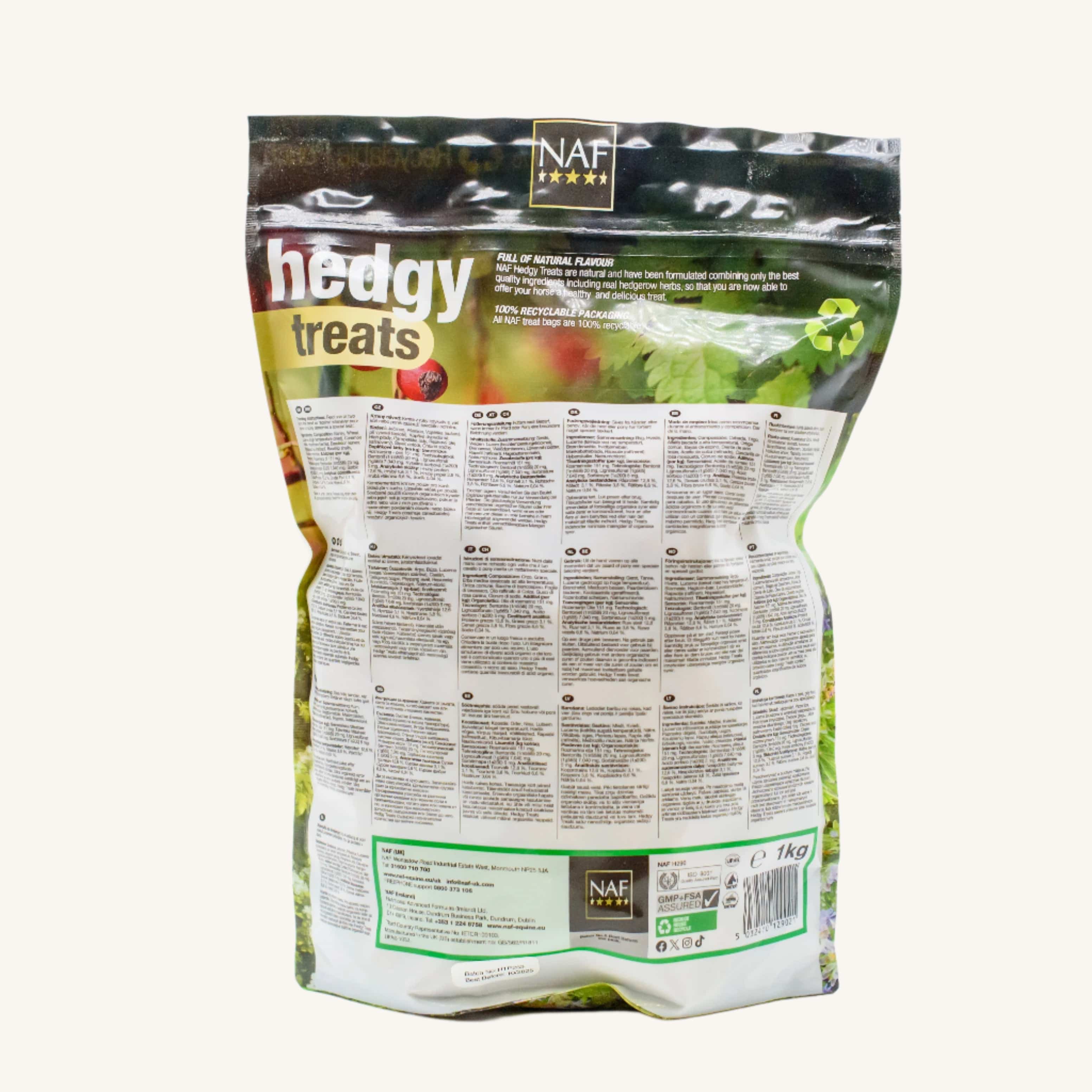 naf-equine Hedgy Treats 1 kg Treat