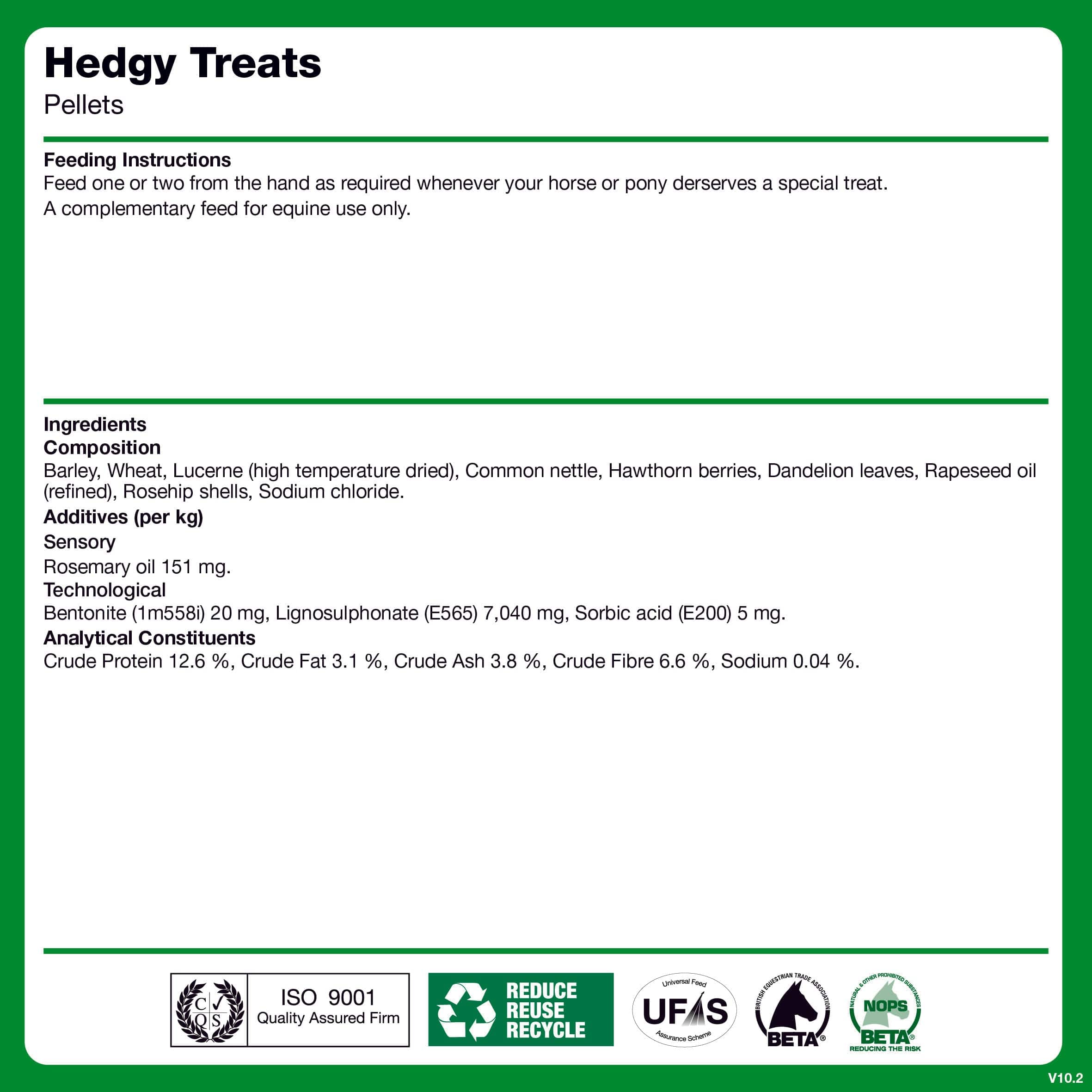 naf-equine Hedgy Treats 1 kg Treat