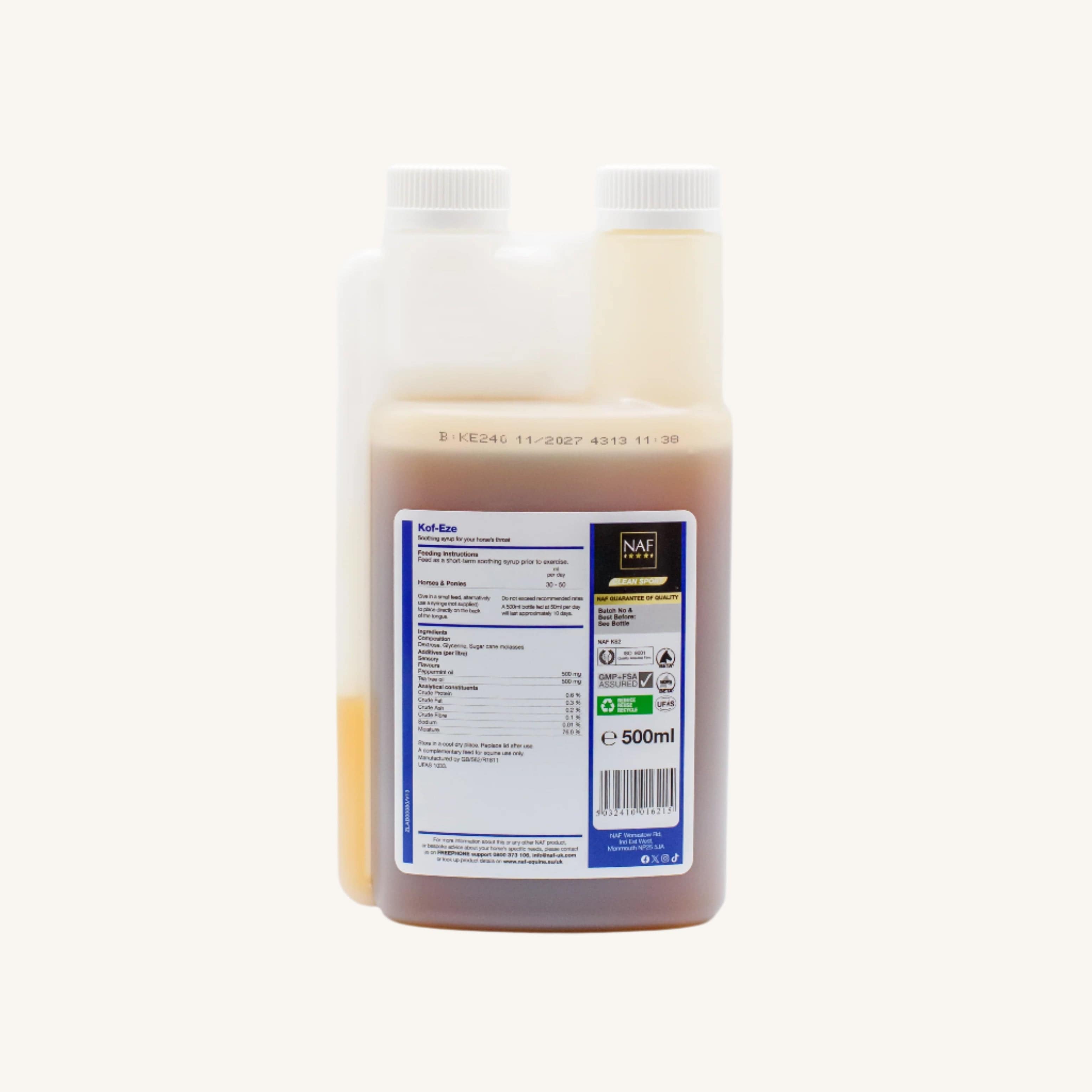 naf-equine Kof-Eze 500 ml Liquid Supplement