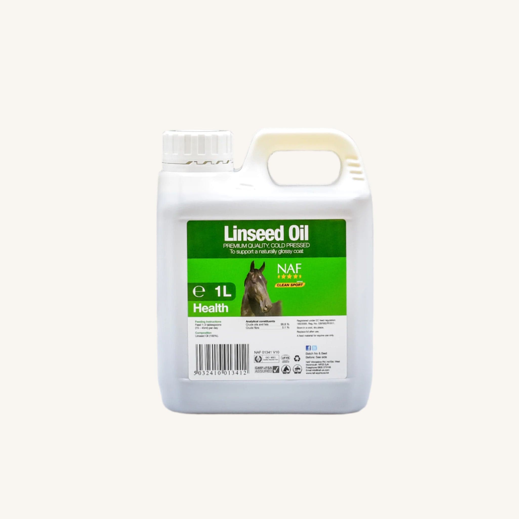 naf-equine Linseed Oil 1 L Liquid Supplement