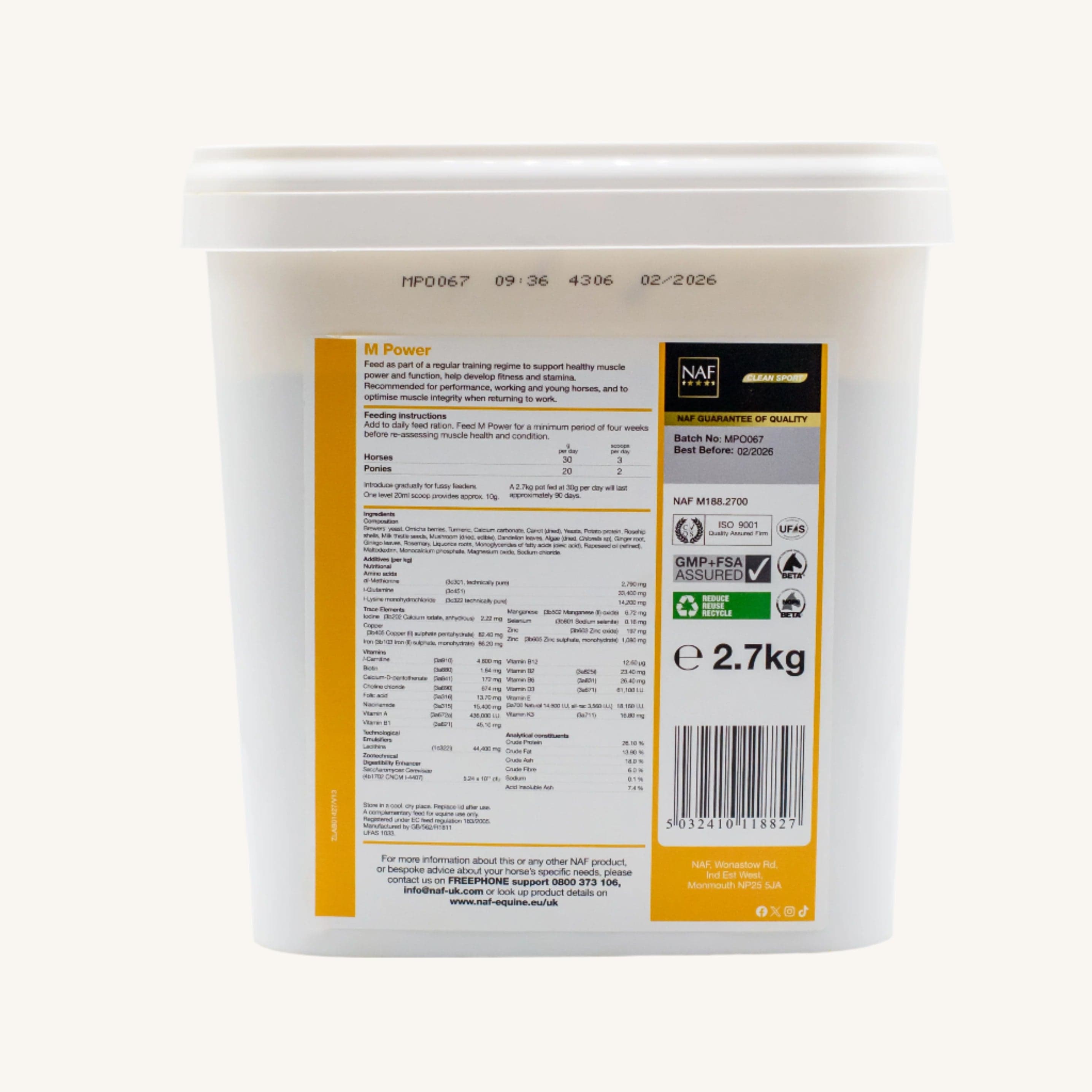 naf-equine M Power Powder Supplement
