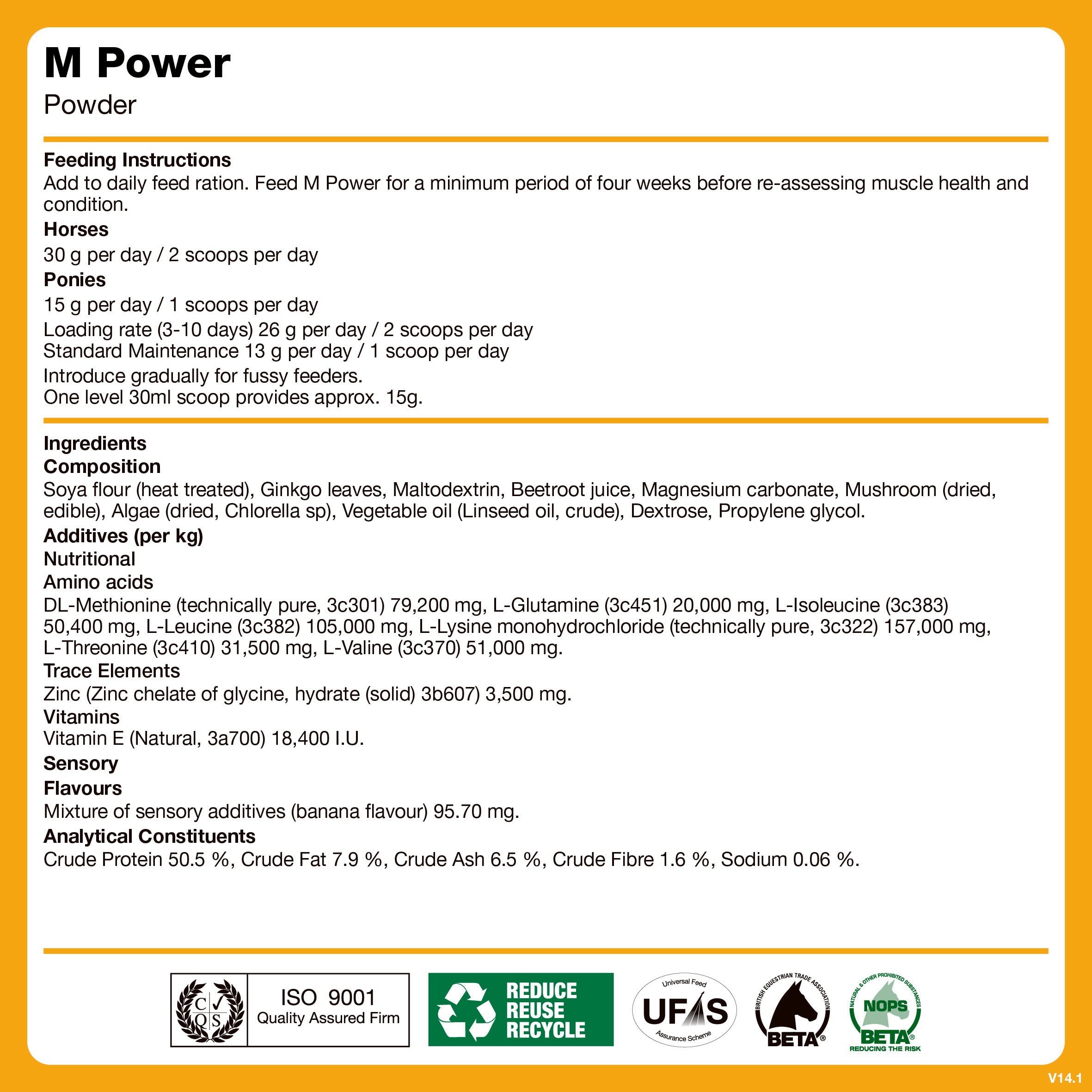 naf-equine M Power Powder Supplement