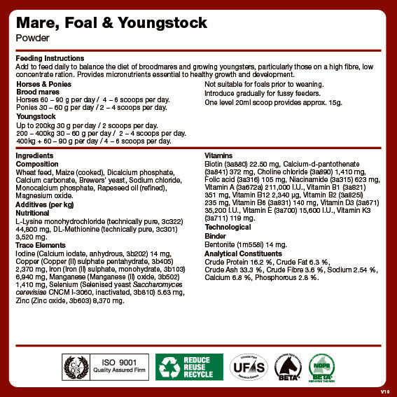 naf-equine Mare, Foal & Youngstock Powder Supplement
