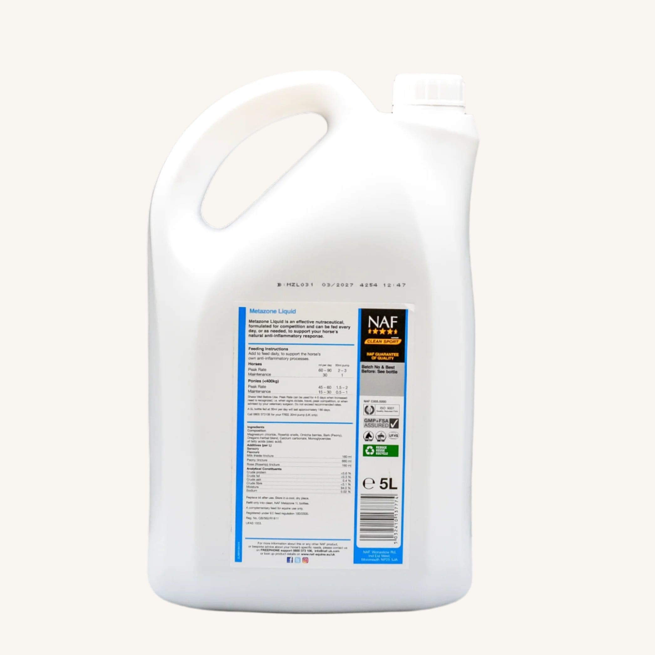 naf-equine Metazone Liquid Liquid Supplement