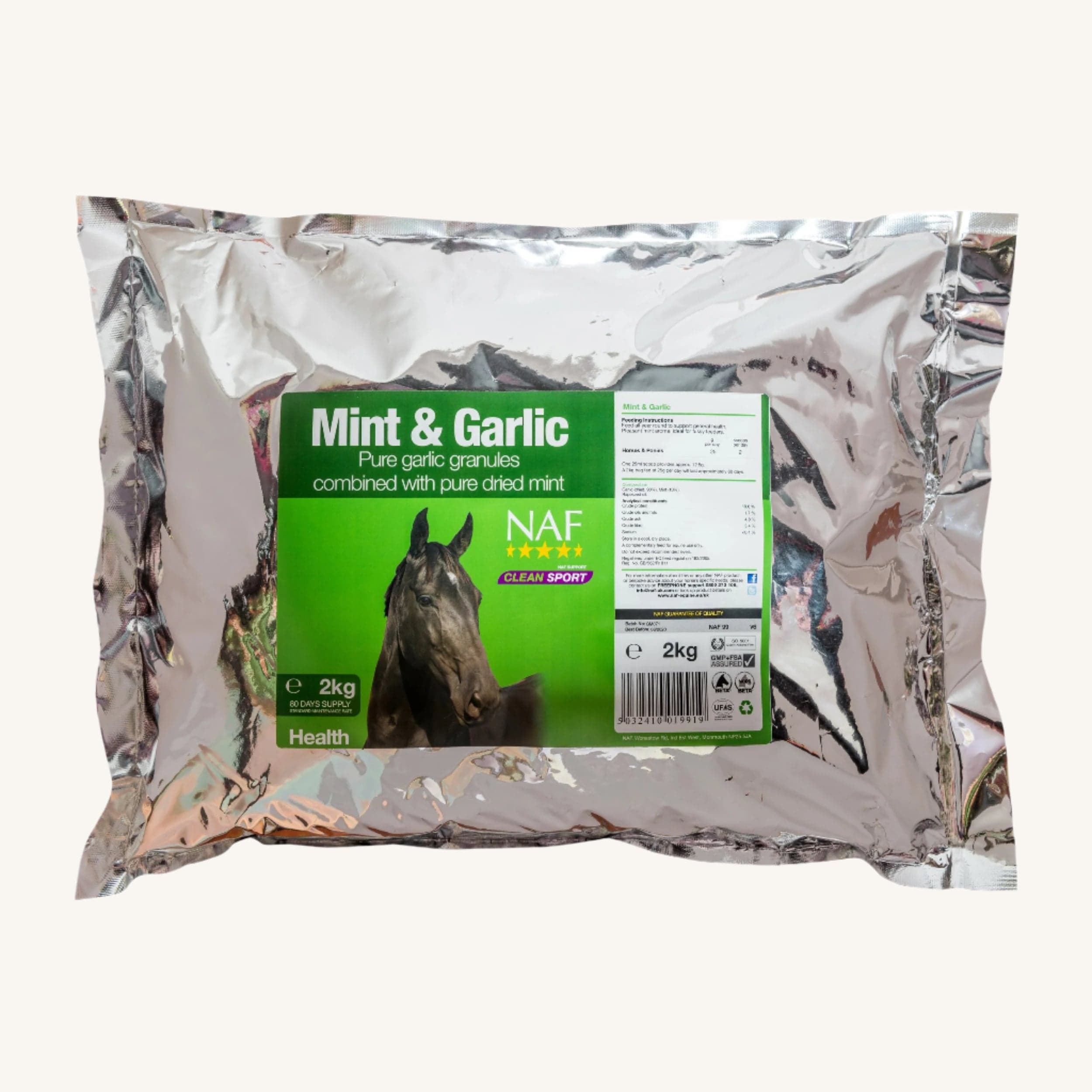 naf-equine Mint & Garlic 2 kg Powder Supplement