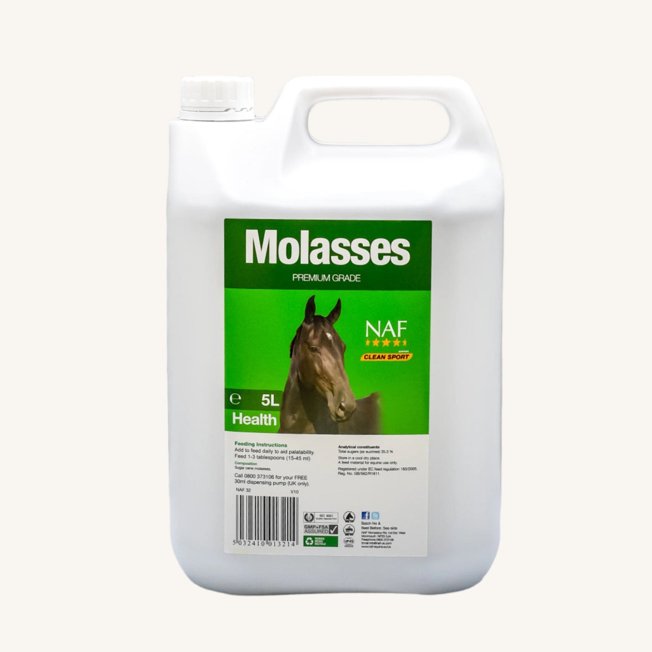 naf-equine Molasses 5 L Liquid Supplement