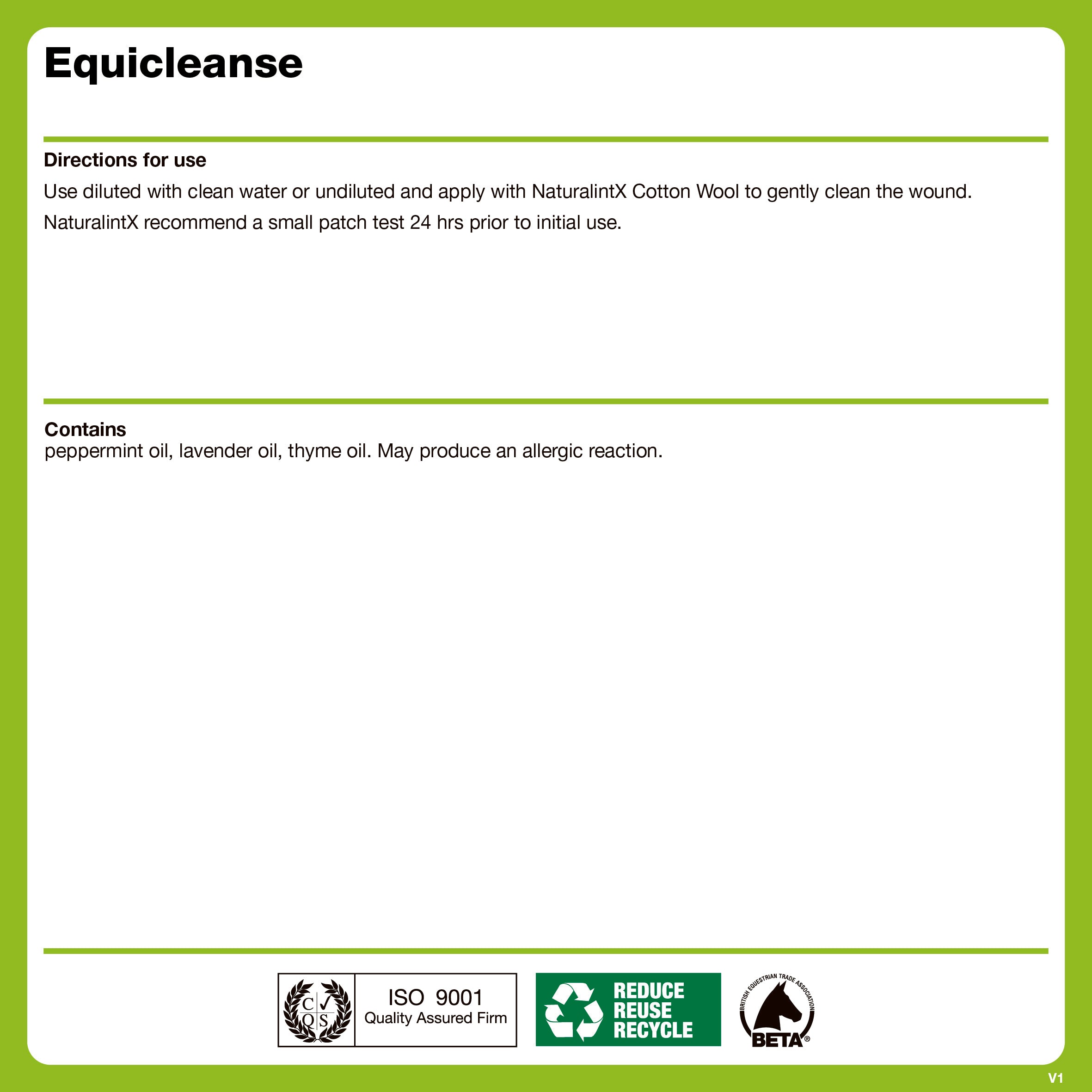naf-equine Naturalintx Equicleanse Liquid 500 ml Care
