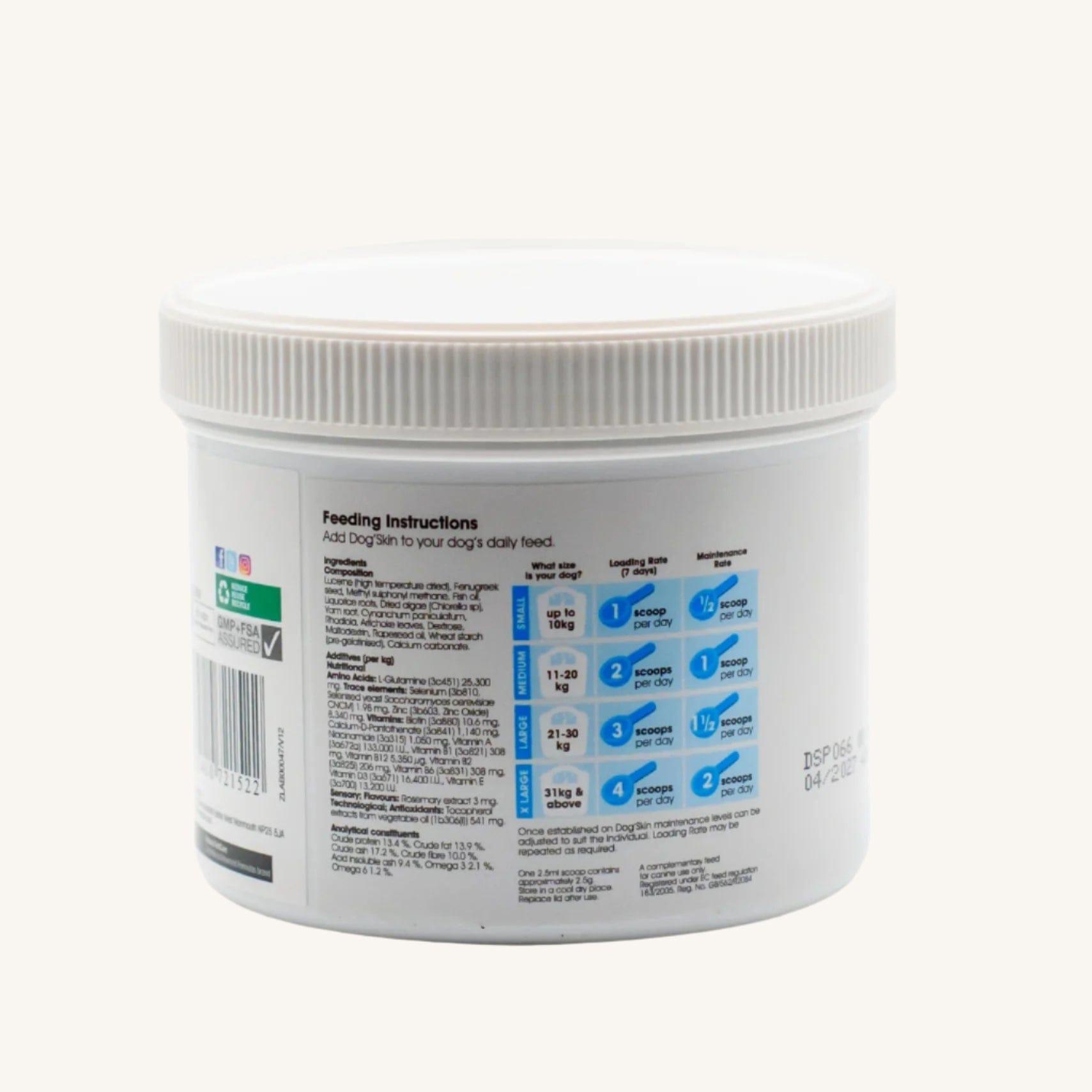 naf-equine NVC Dog'Skin Pellets Pellet Supplement