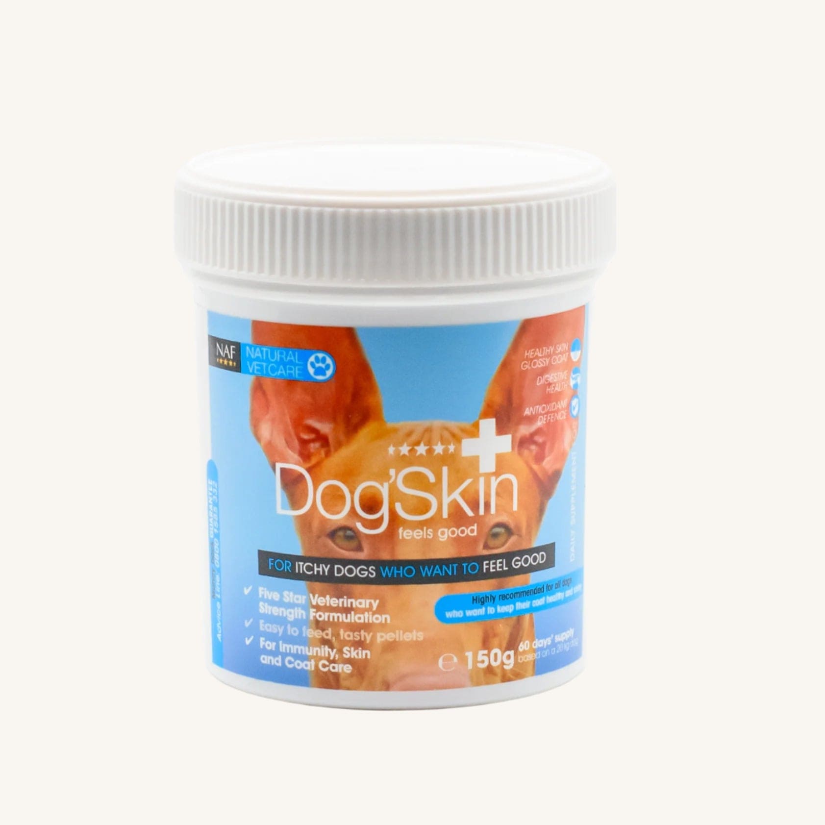 naf-equine NVC Dog'Skin Pellets 300 g Pellet Supplement
