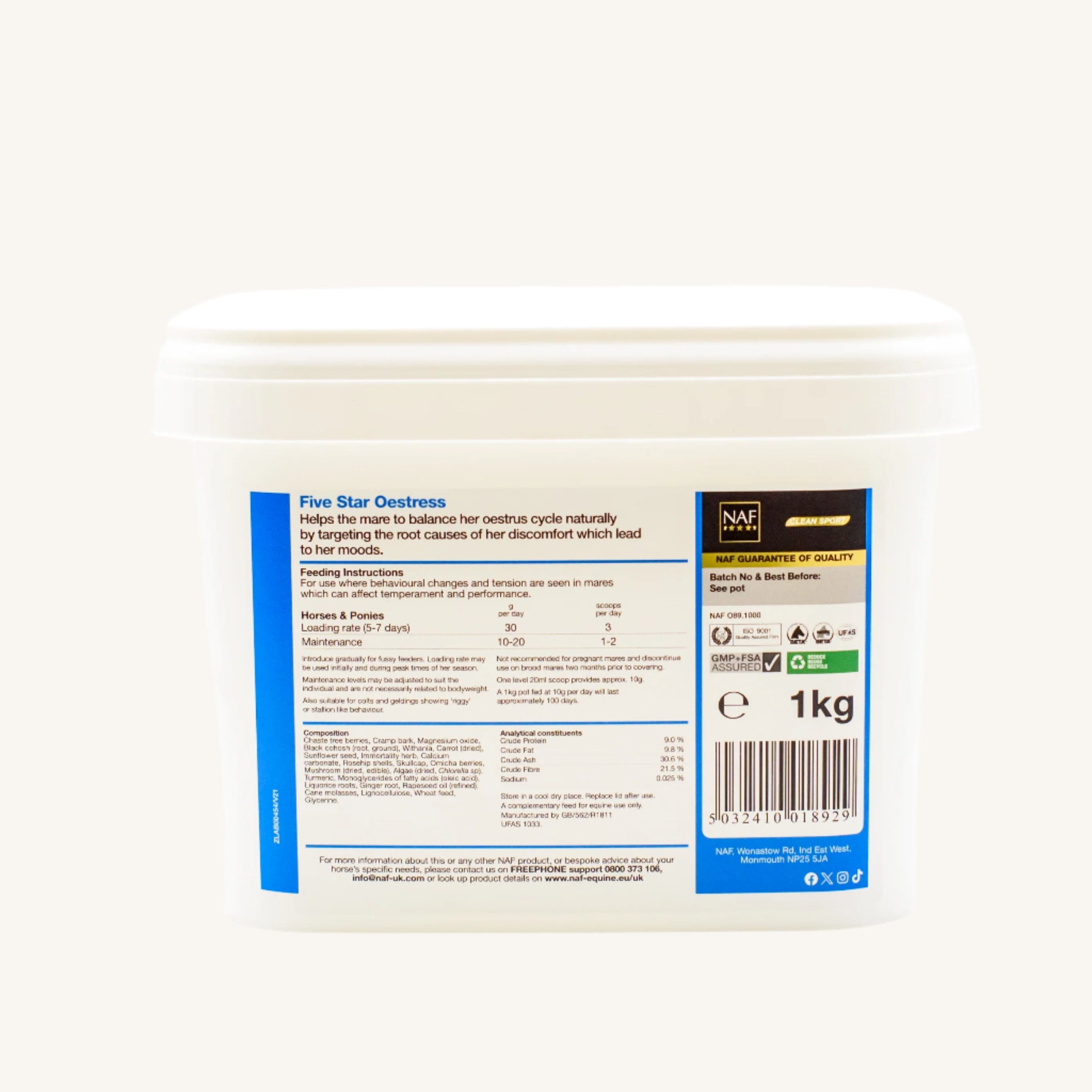 naf-equine Oestress Powder Supplement