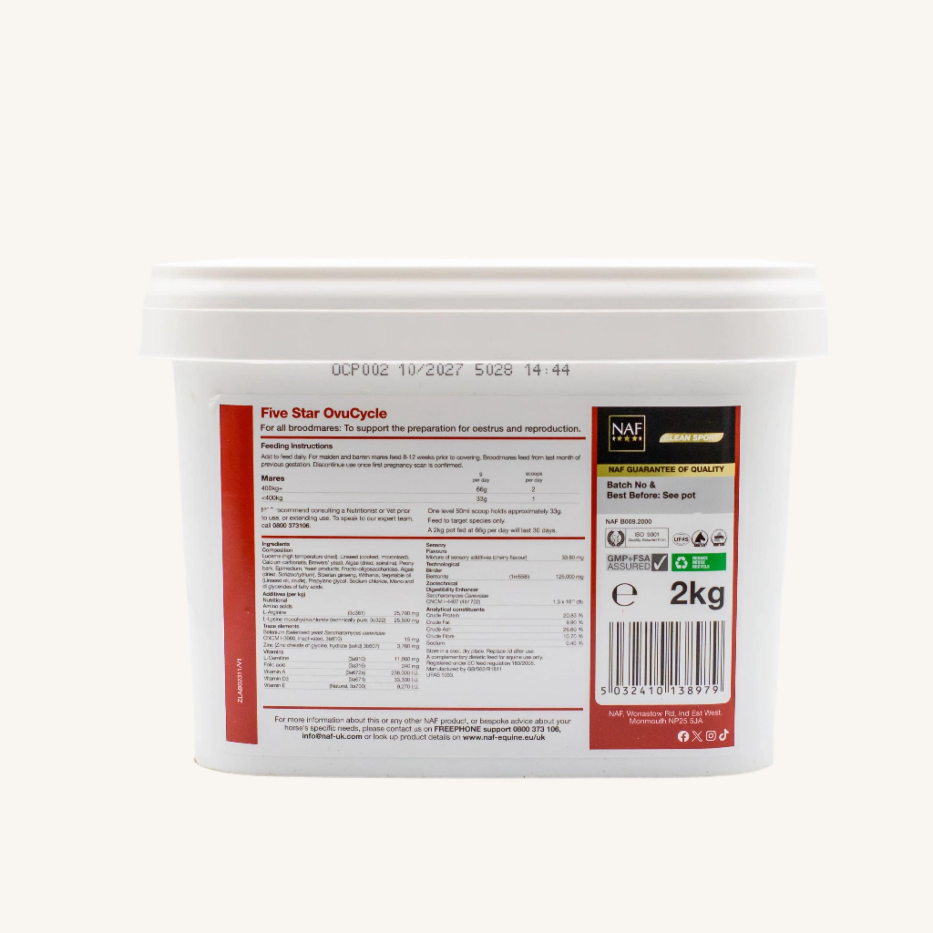 naf-equine Ovucycle 2 kg Pellet Supplement