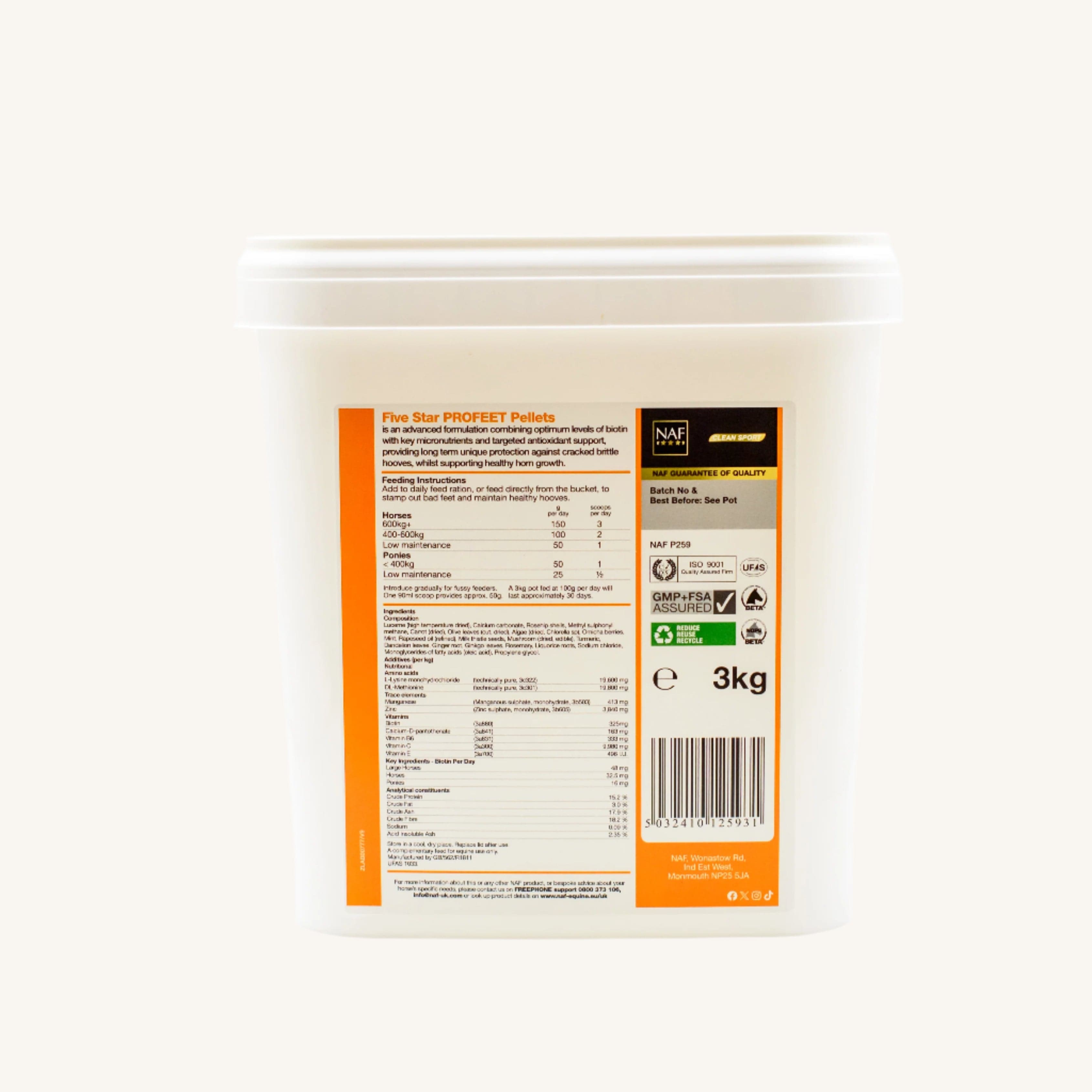 naf-equine PROFEET Pellets 3 kg Pellet Supplement