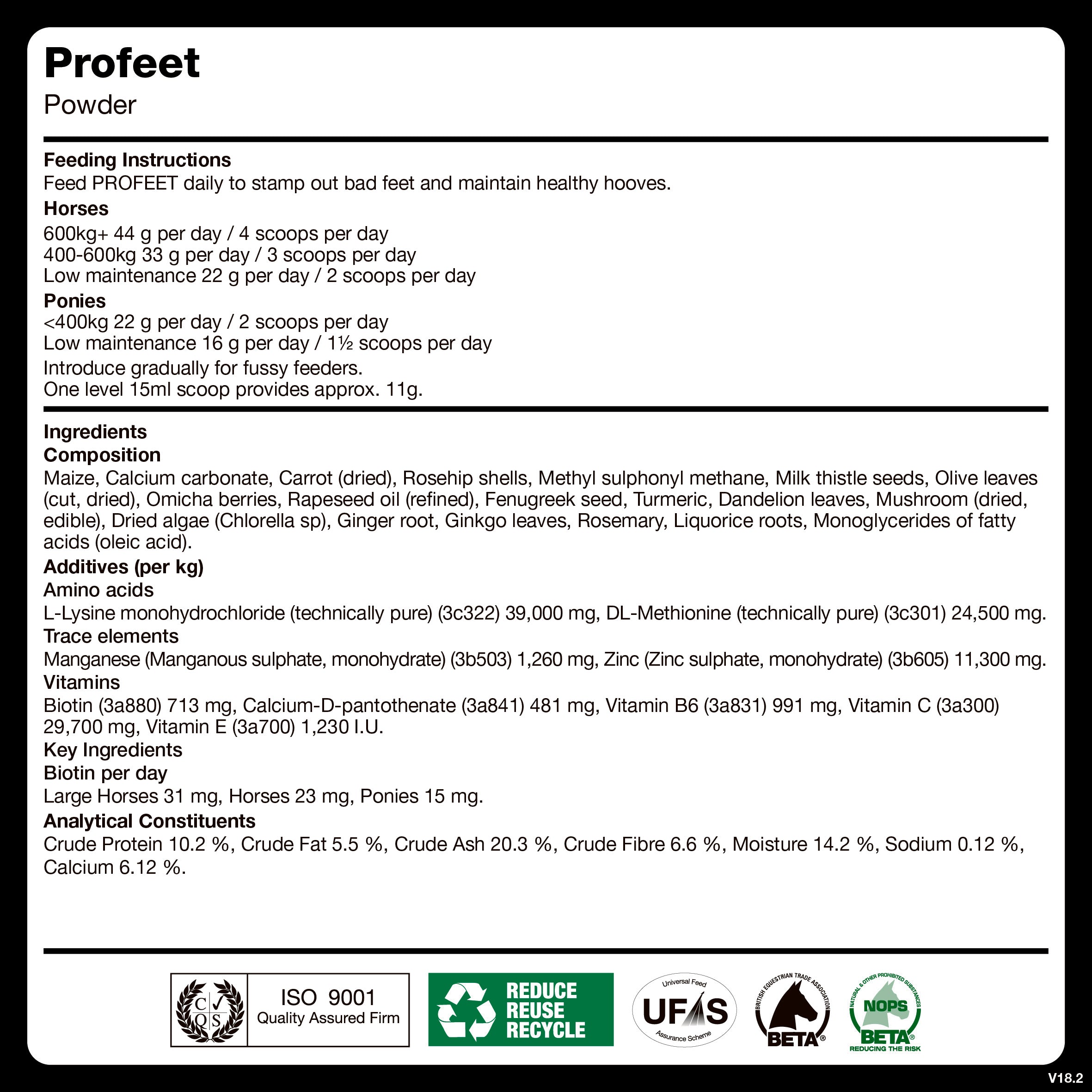 naf-equine PROFEET Powder Powder Supplement