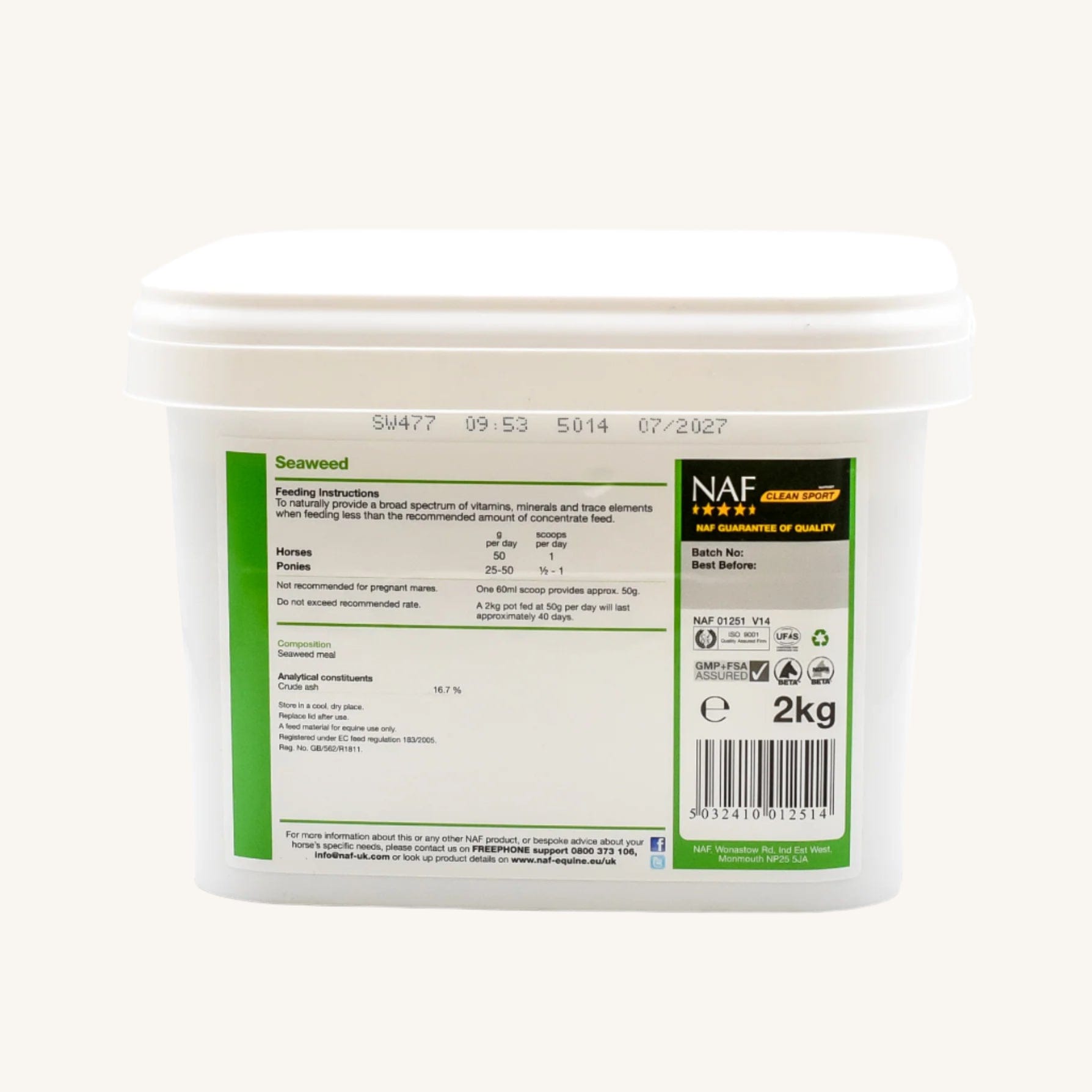 naf-equine Seaweed Powder Supplement