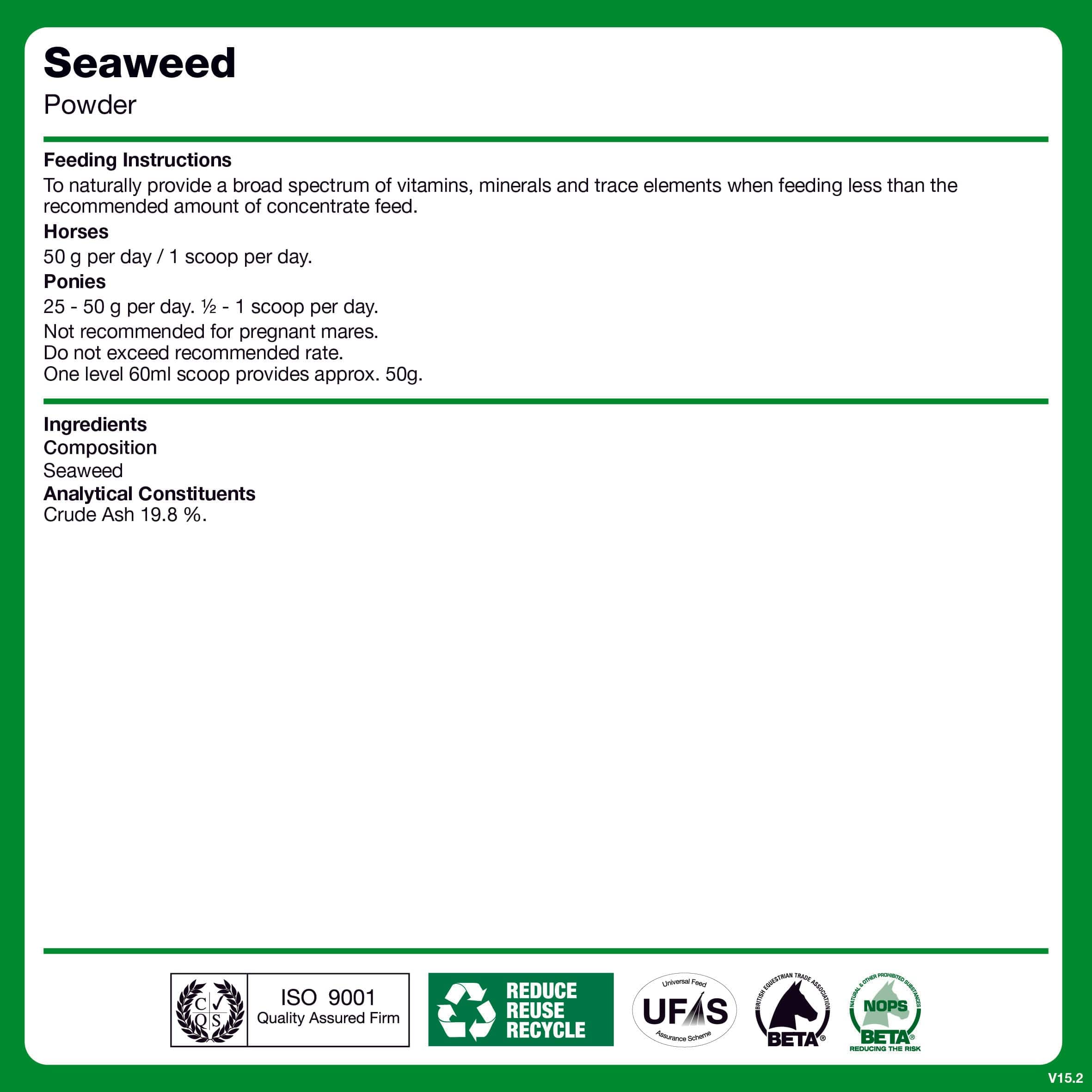 naf-equine Seaweed Powder Supplement