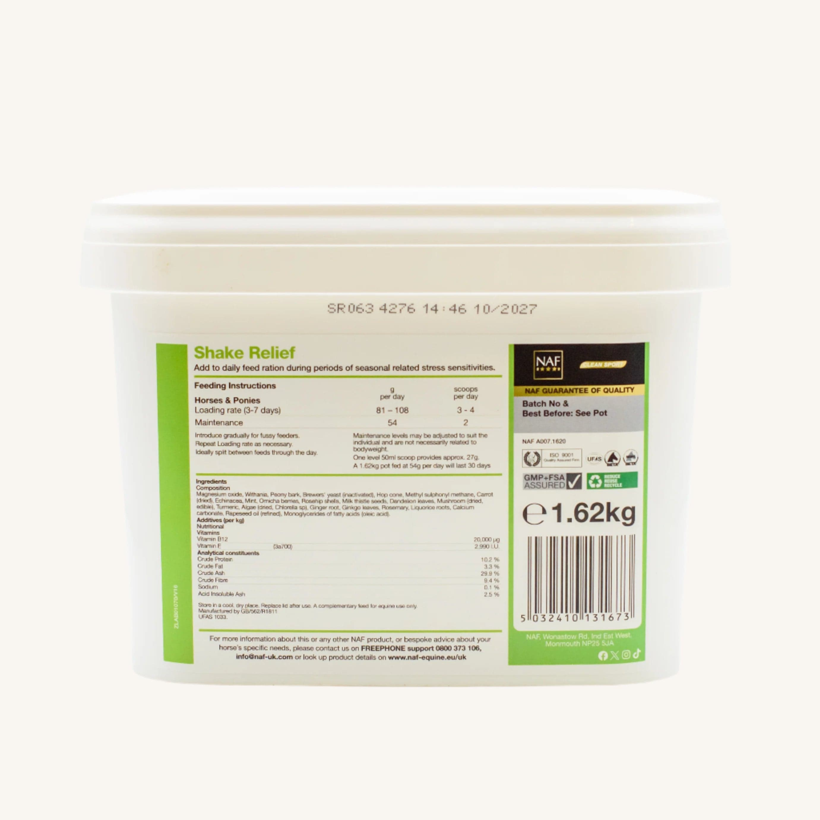 naf-equine Shake Relief 1.62 kg Powder Supplement