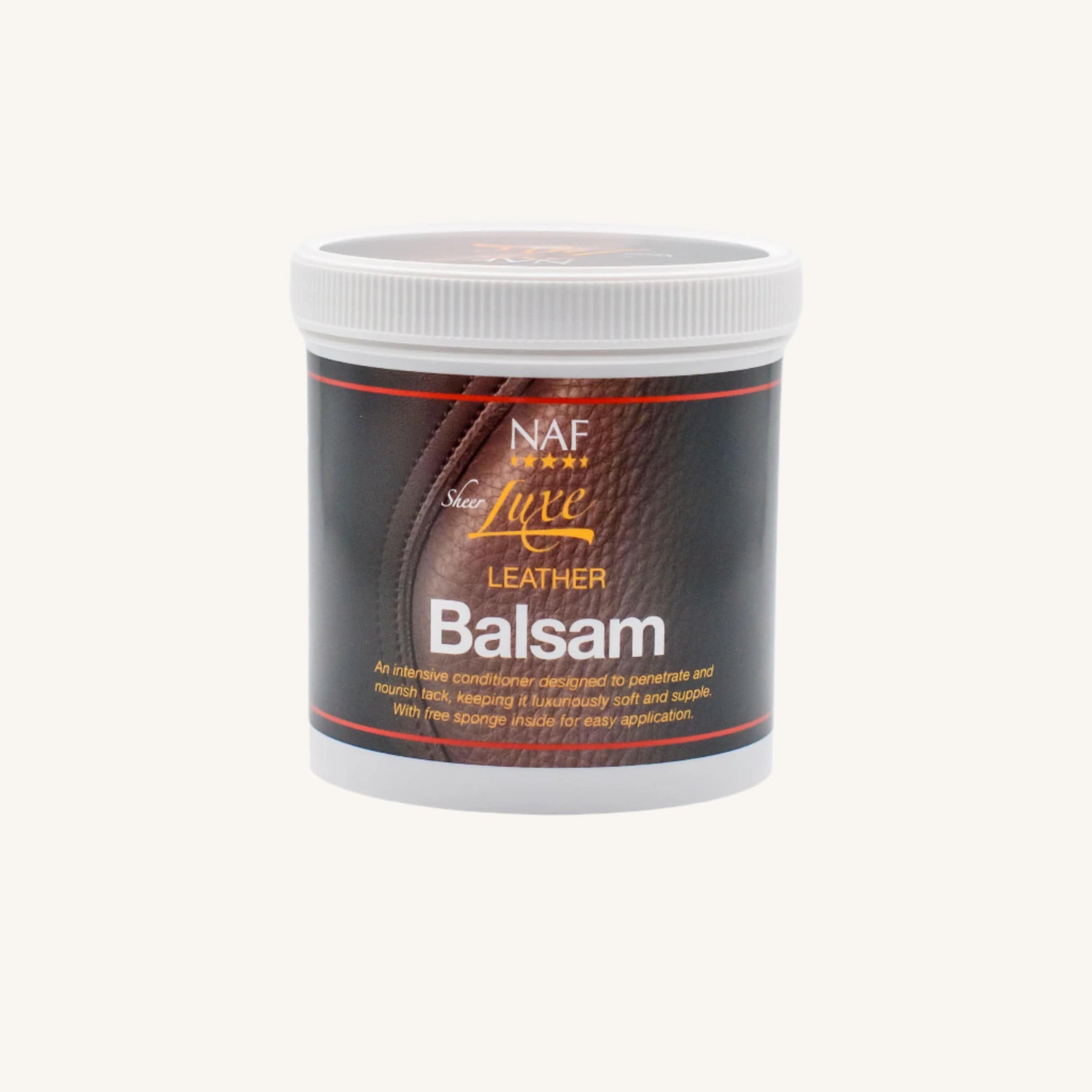 naf-equine Sheer Luxe Leather Balsm 400 g Dressing