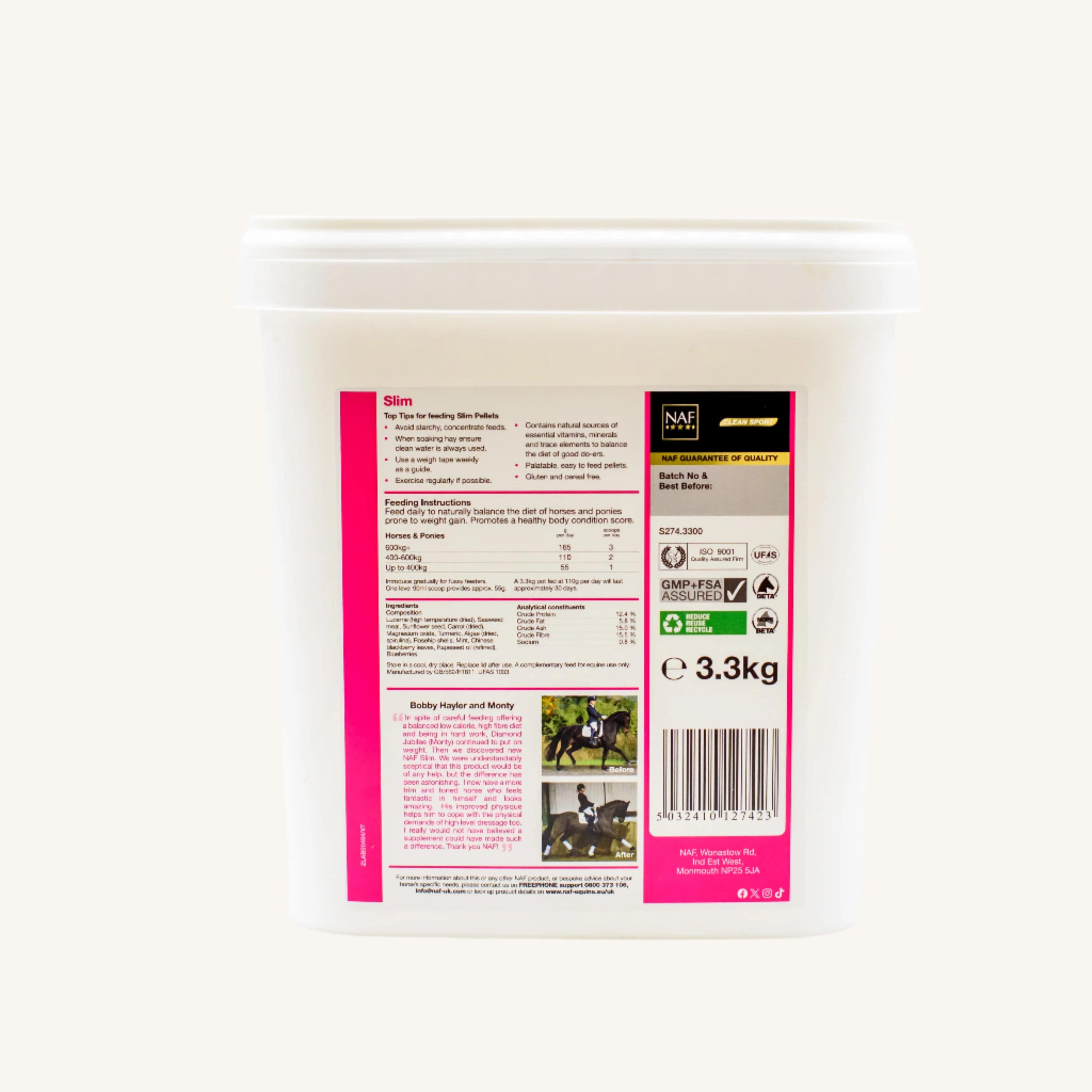 naf-equine Slim Pellets 3.3 kg Pellet Supplement