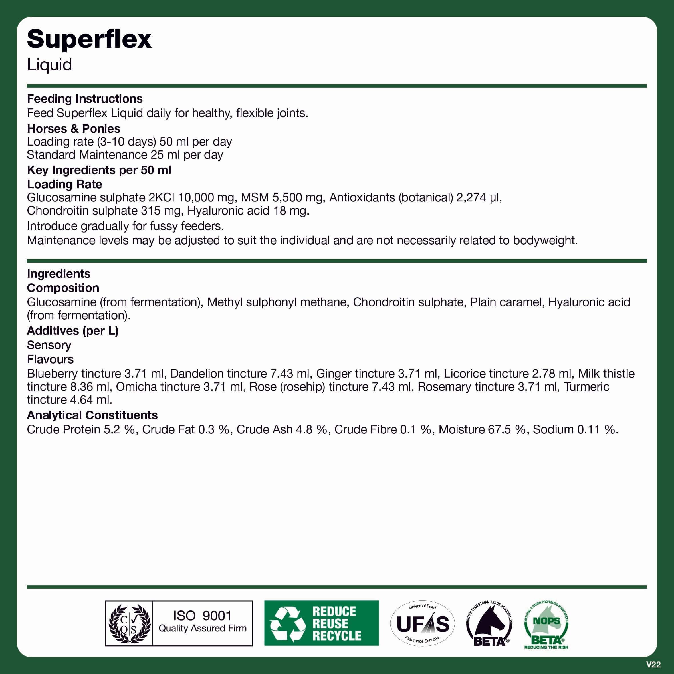 naf-equine Superflex Liquid Liquid Supplement
