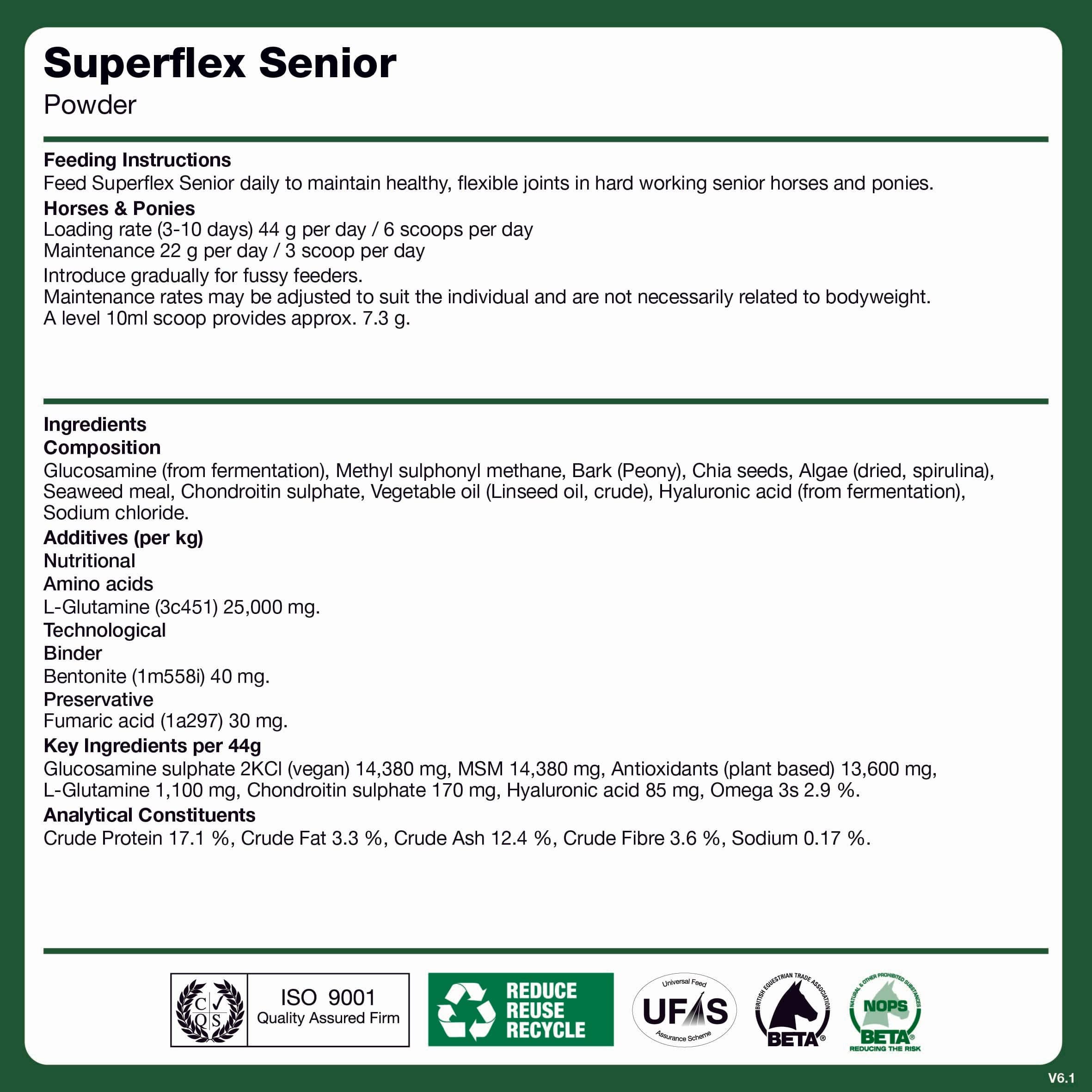 naf-equine Superflex Senior Powder Supplement