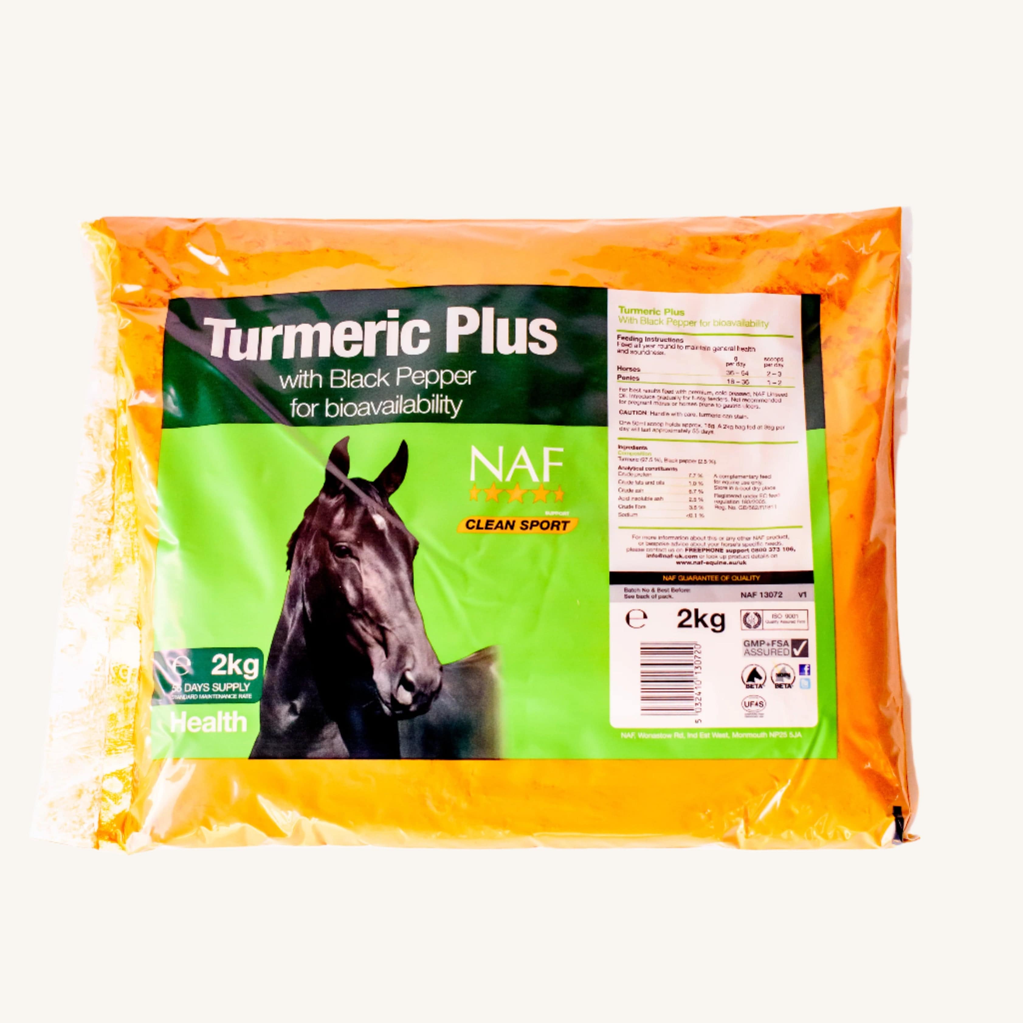 naf-equine Tumeric Plus Powder 2 kg Powder Supplement
