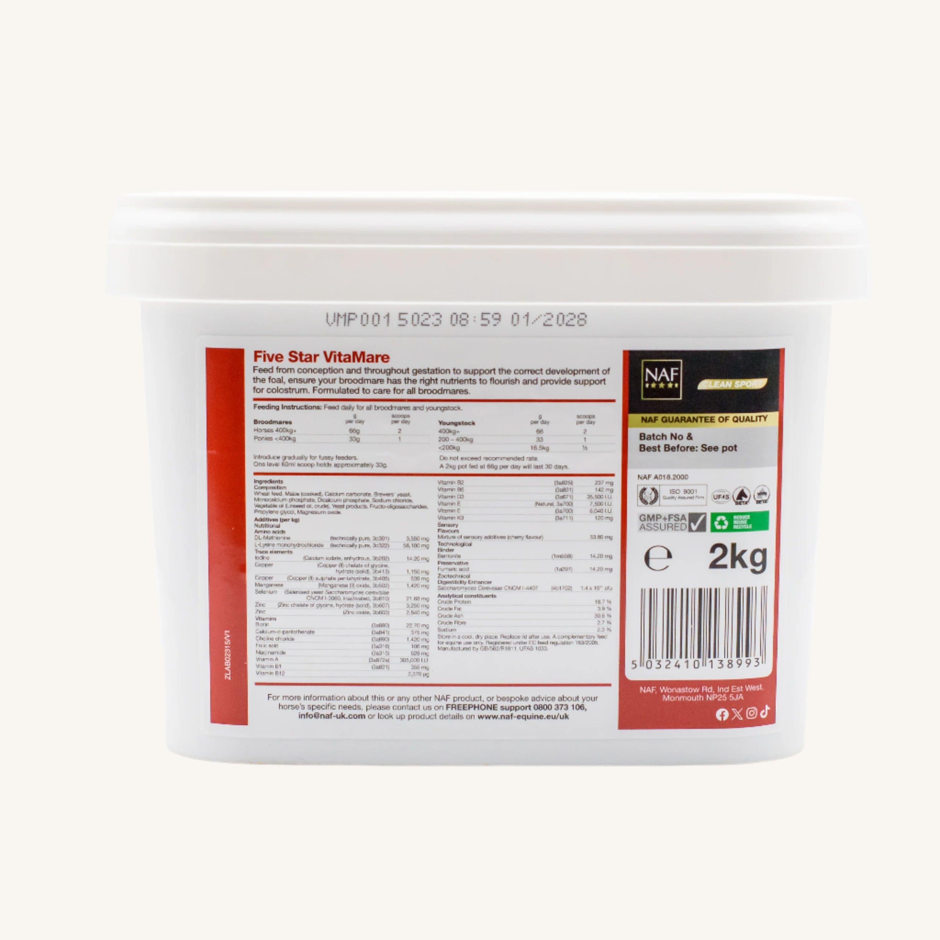 naf-equine Vitamare 2 kg Powder Supplement