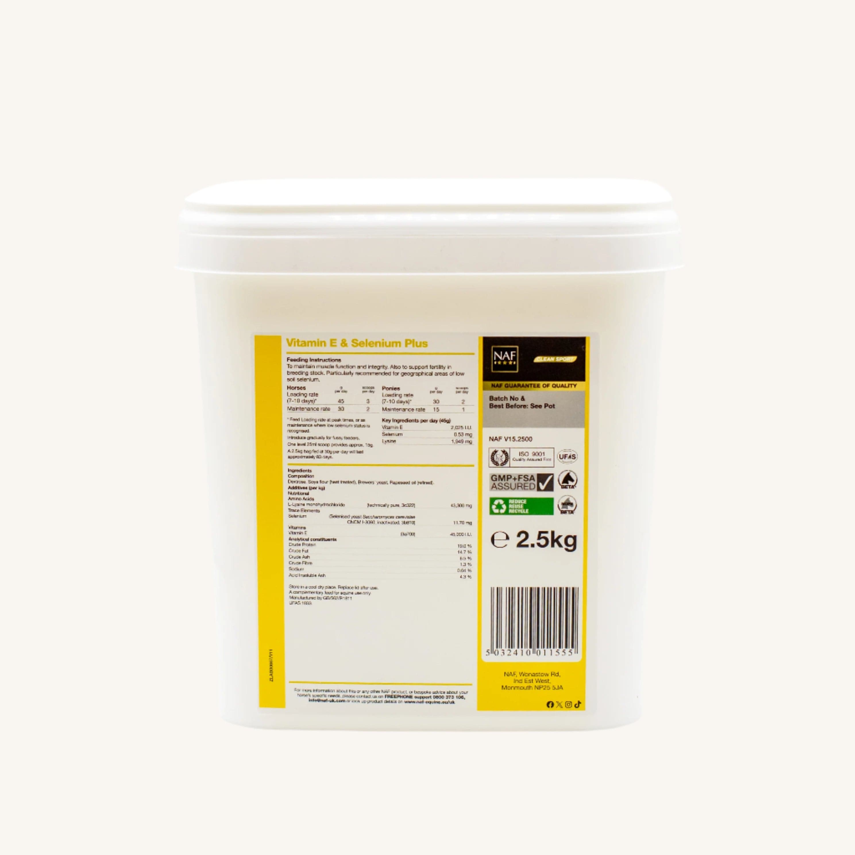 naf-equine Vitamin E & Selenium Plus Powder Supplement