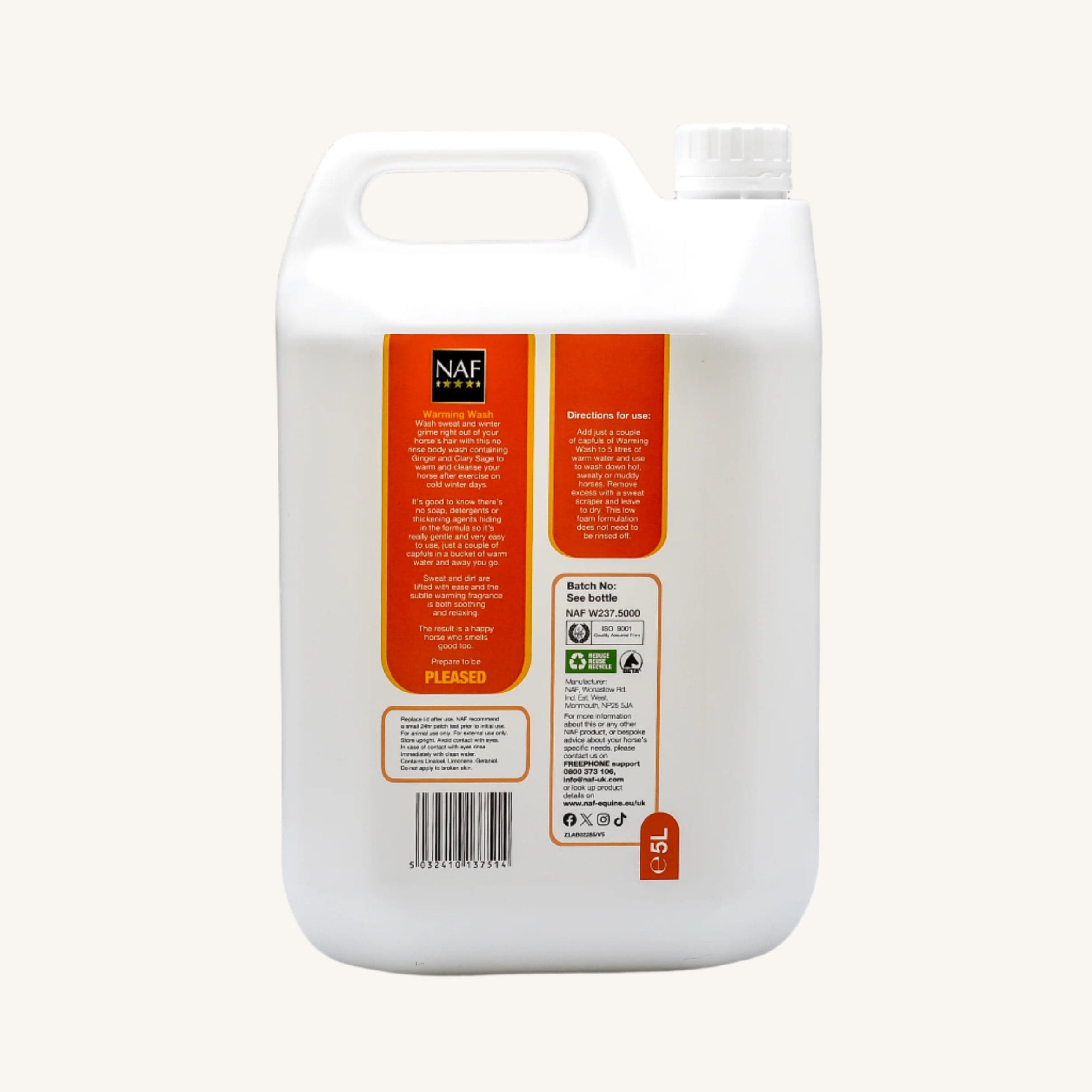 naf-equine Warming Wash Wash