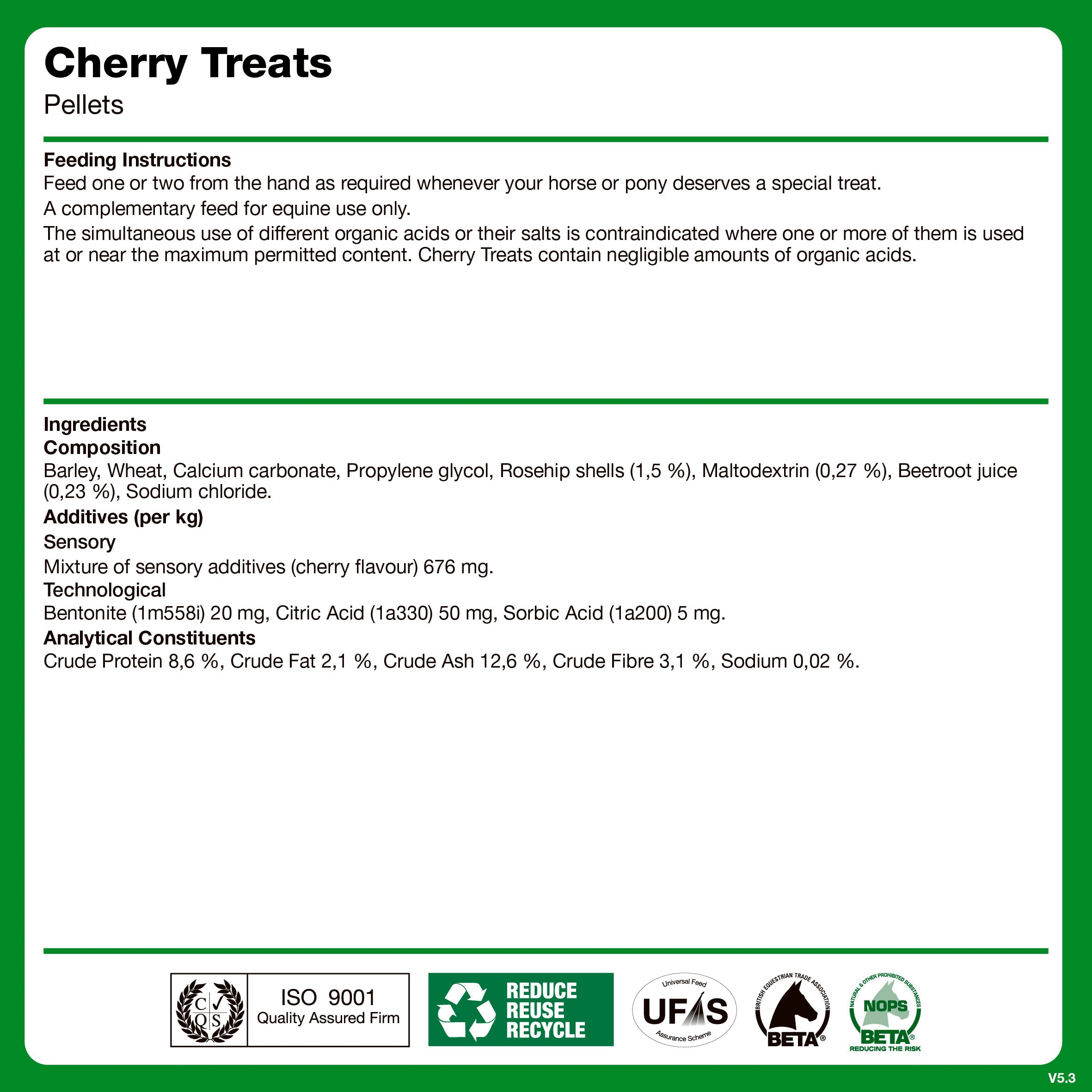 naf-equine Cherry Treats 1 kg Treat