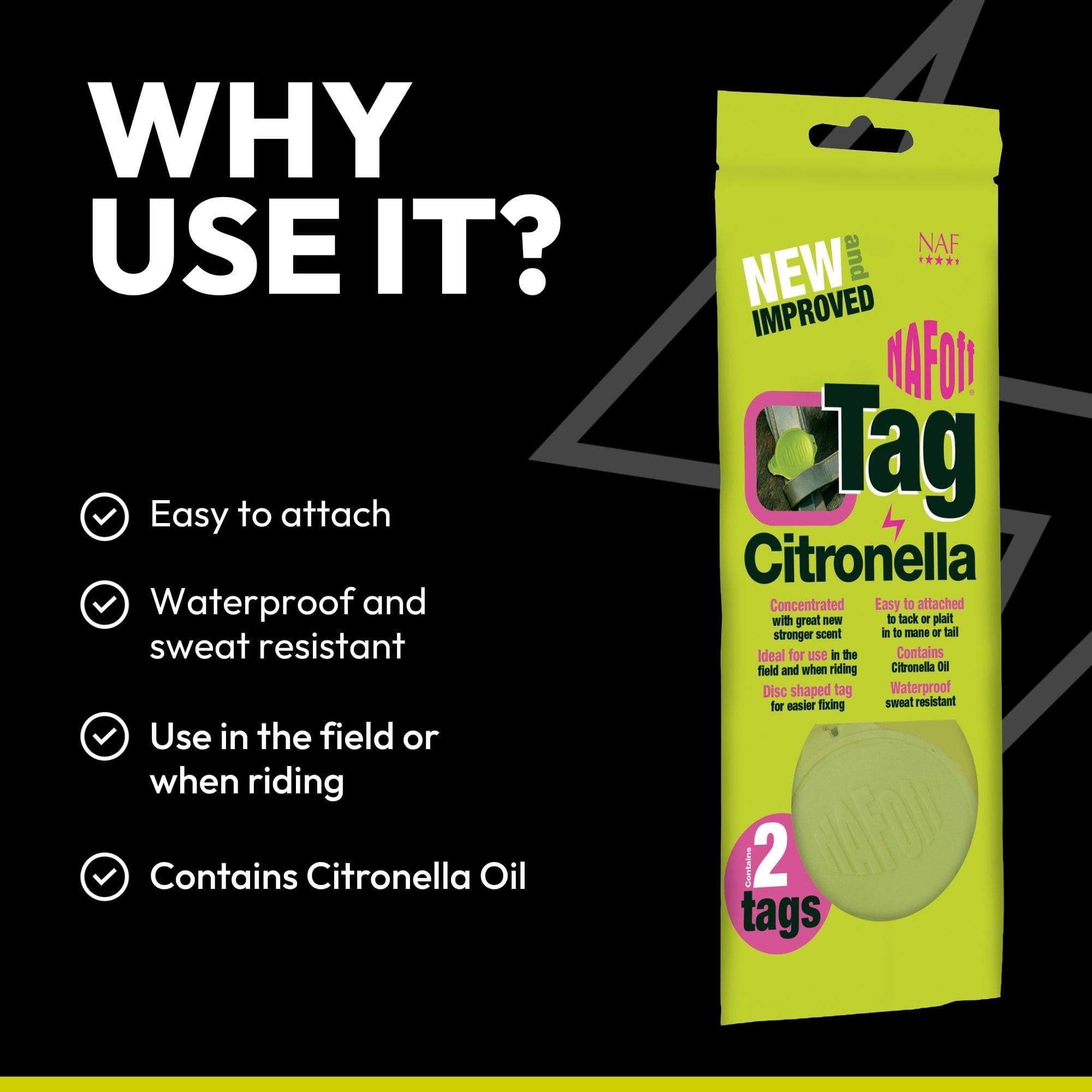 naf-equine Citronella Tag each Tag