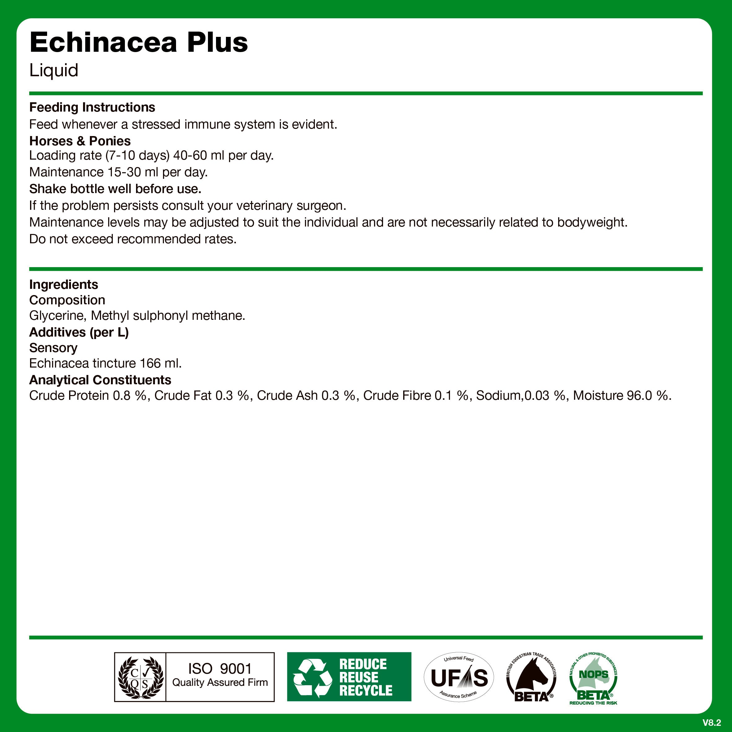 naf-equine Echinacea Plus 1 L Liquid Supplement