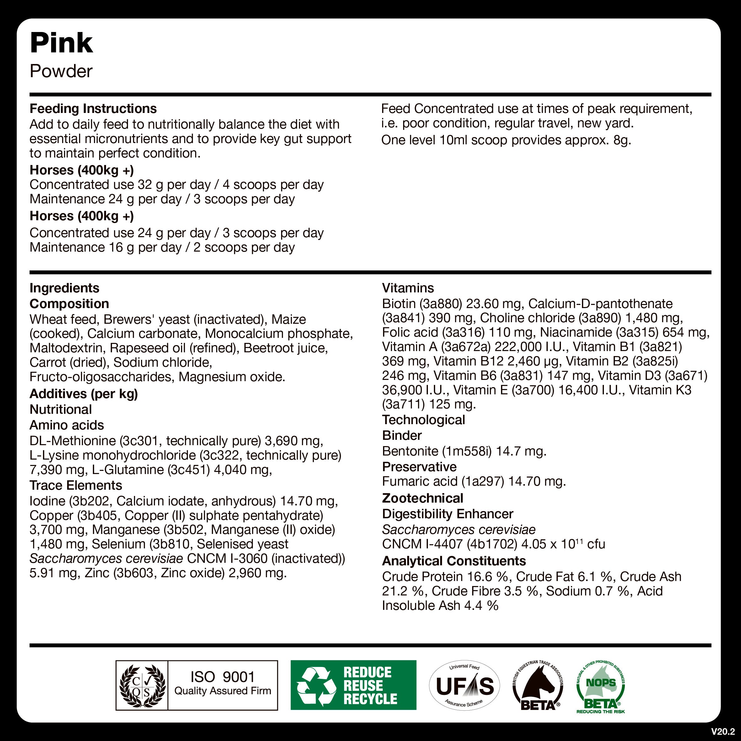 naf-equine In The Pink Powder Powder Supplement