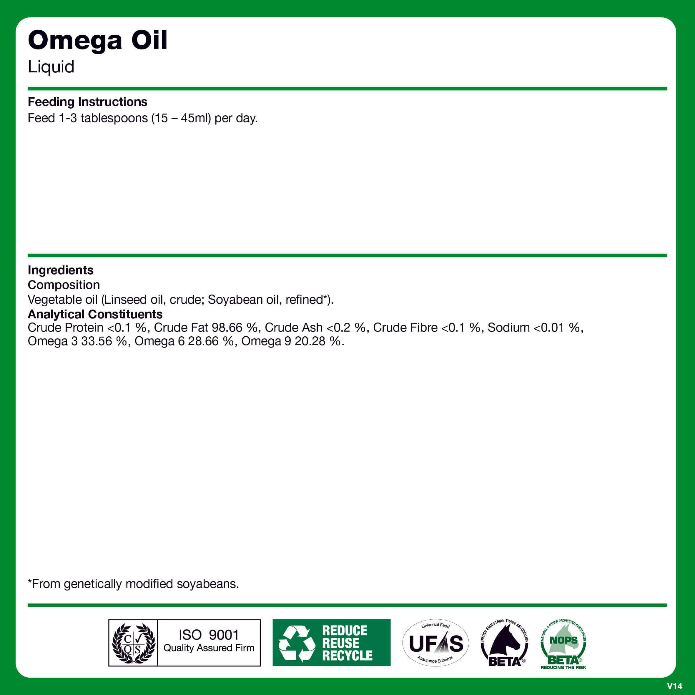 naf-equine Omega Oil Liquid Supplement