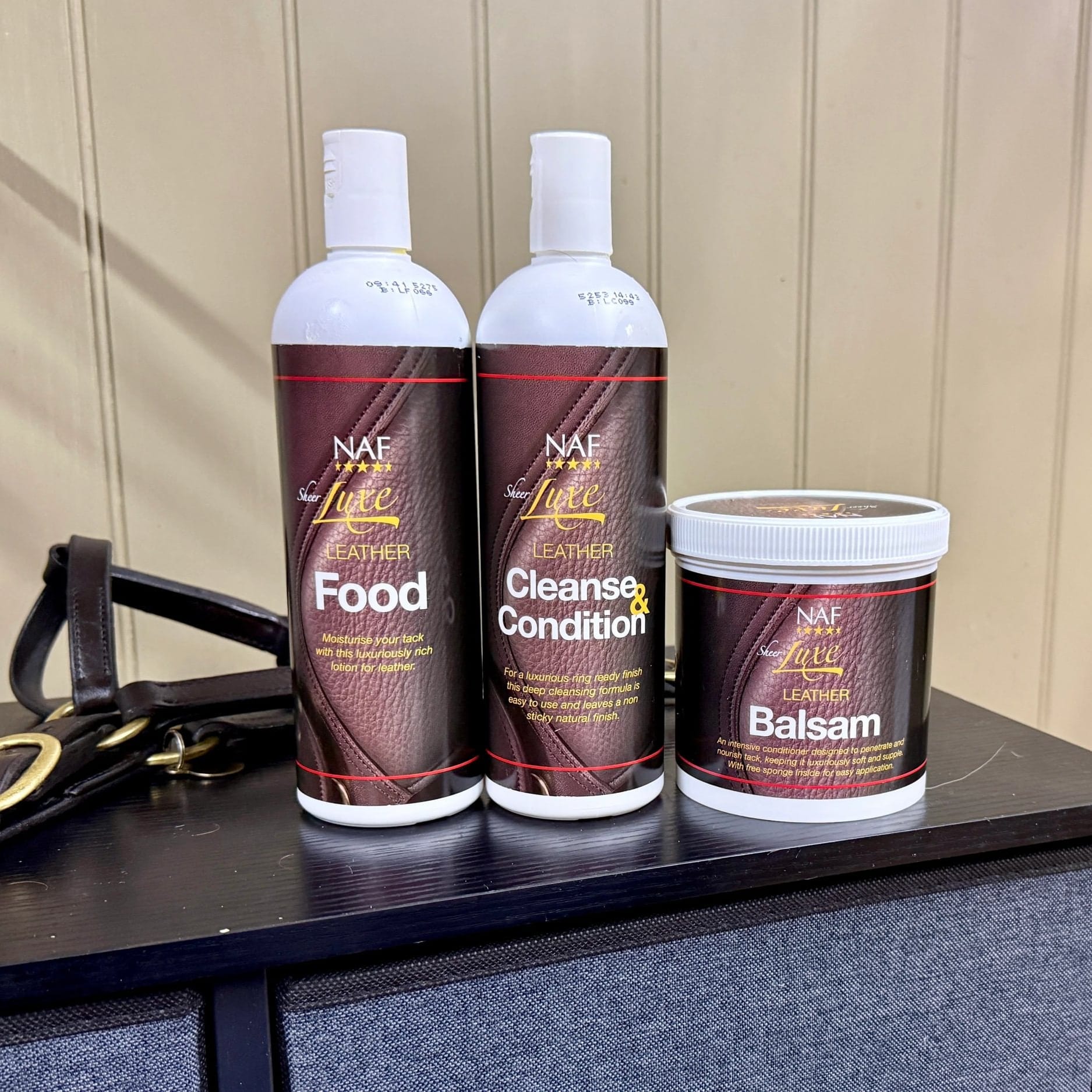 NAF EQUINE Sheerluxe Complete Leather Care Kit
